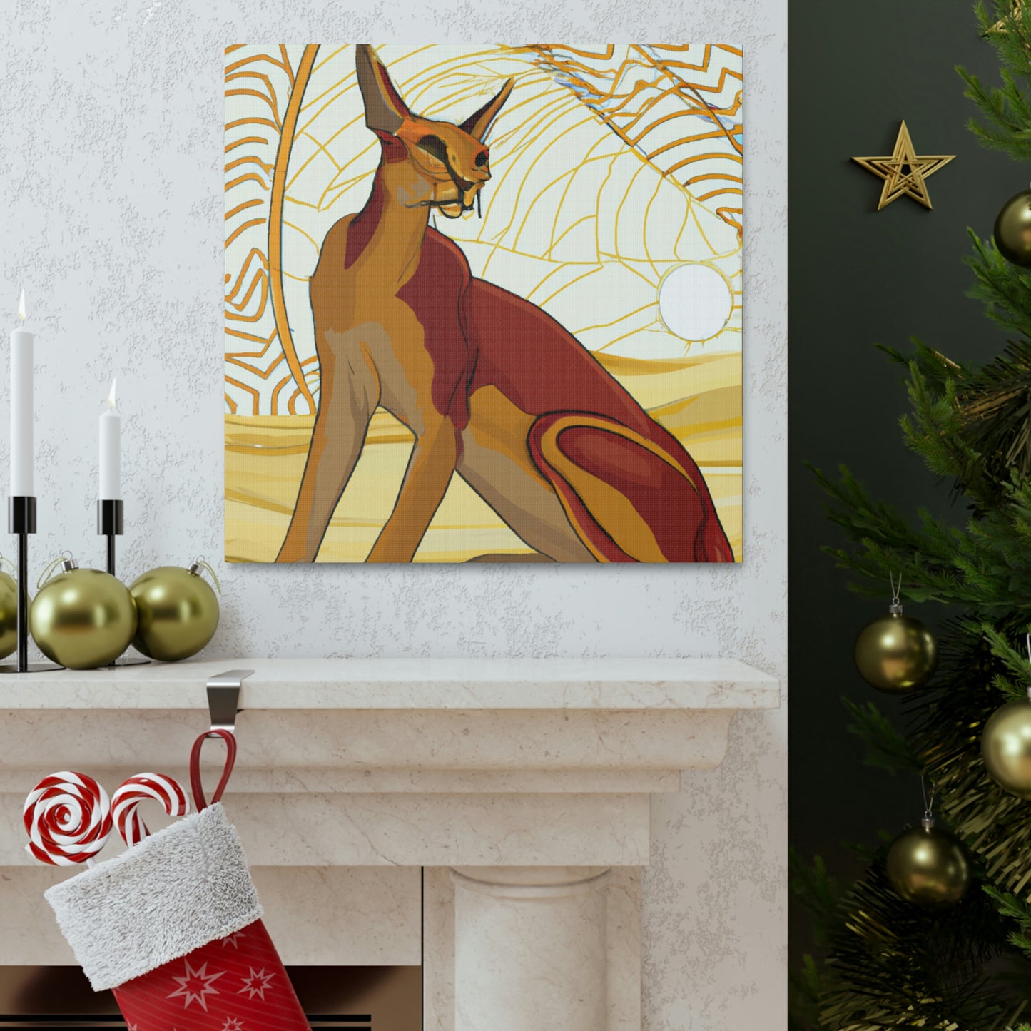 Radiant Caracal Splendor - Canvas