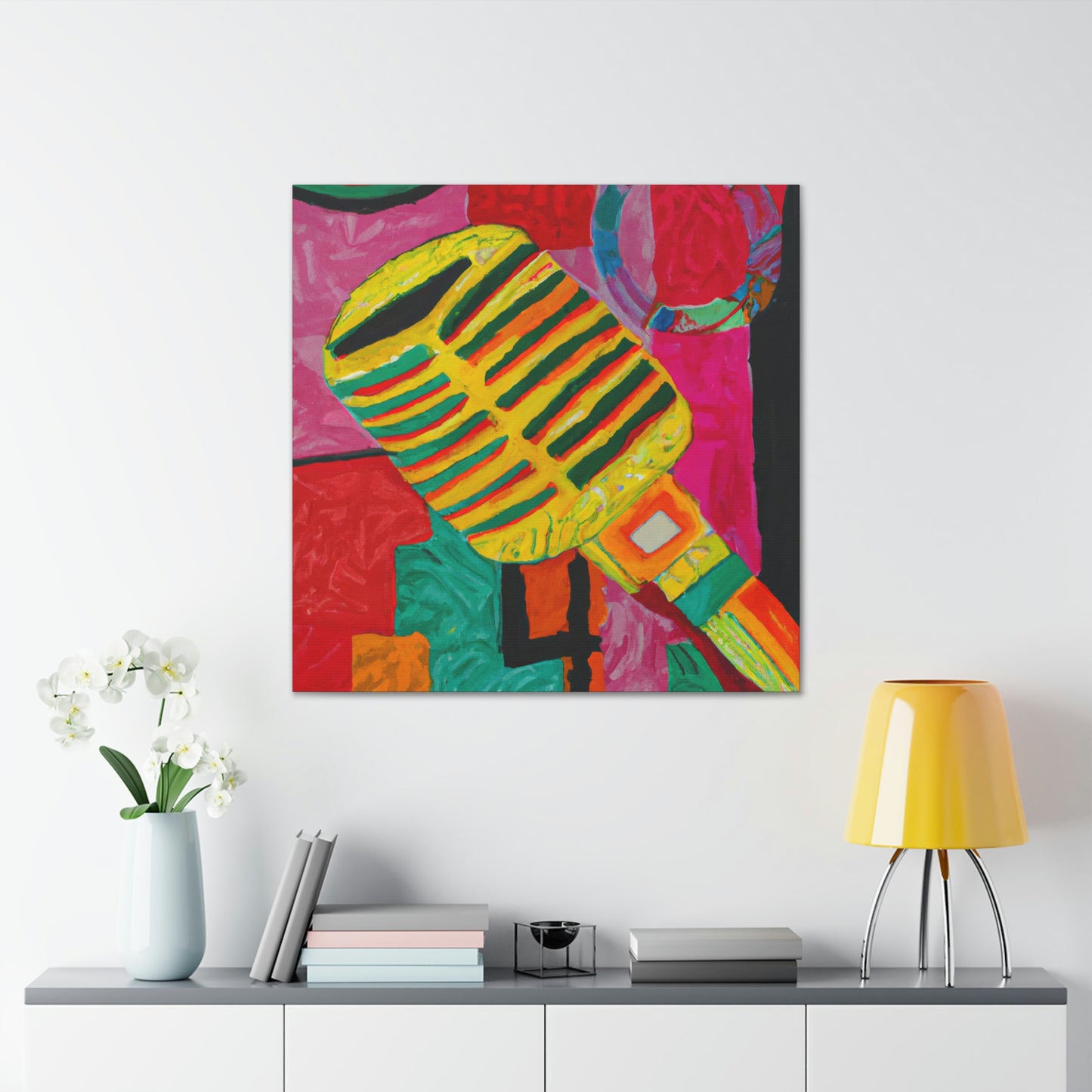 "Voice of the Microphone" - Canvas