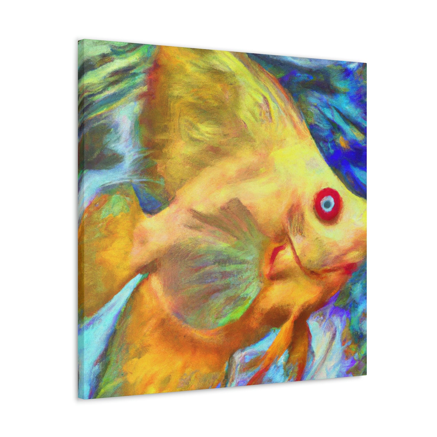 "Angelic Fish Dreamscape" - Canvas