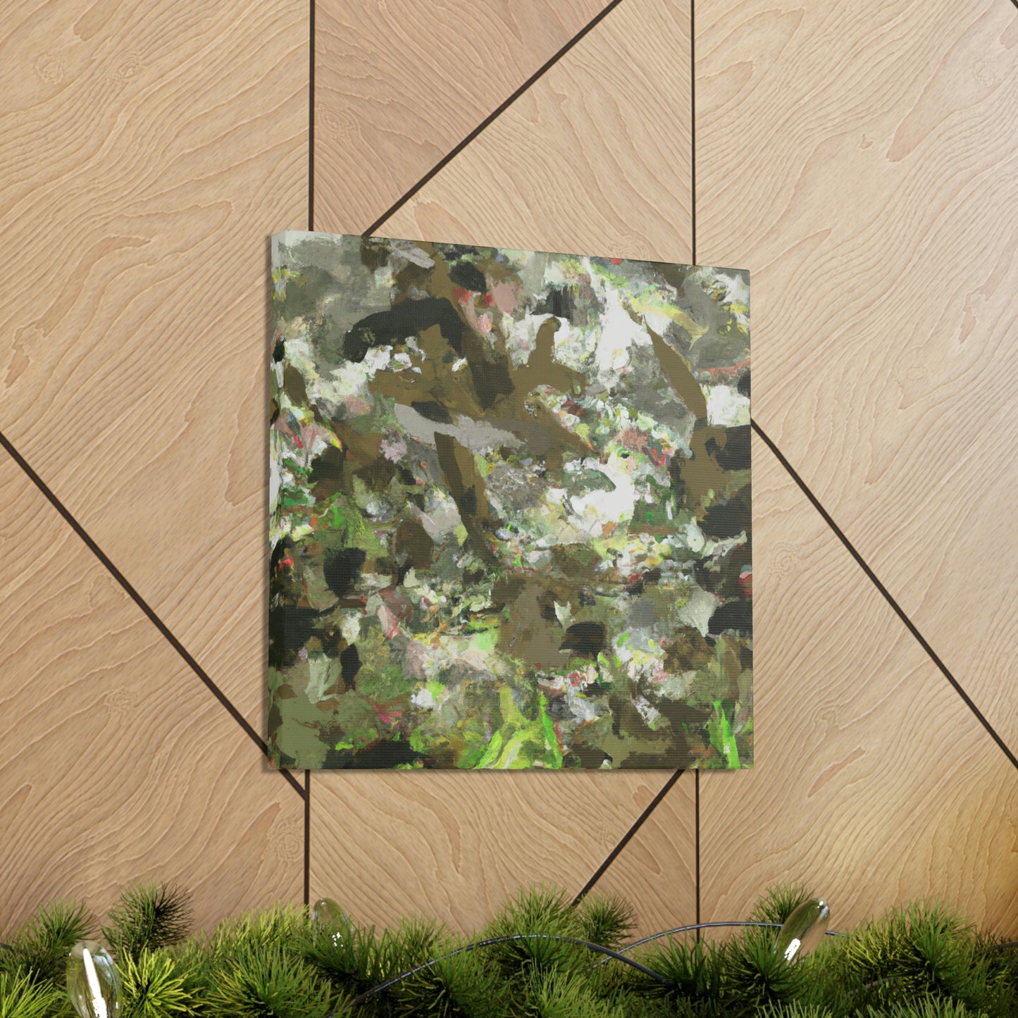 Camouflaged in Abstraction - Canvas