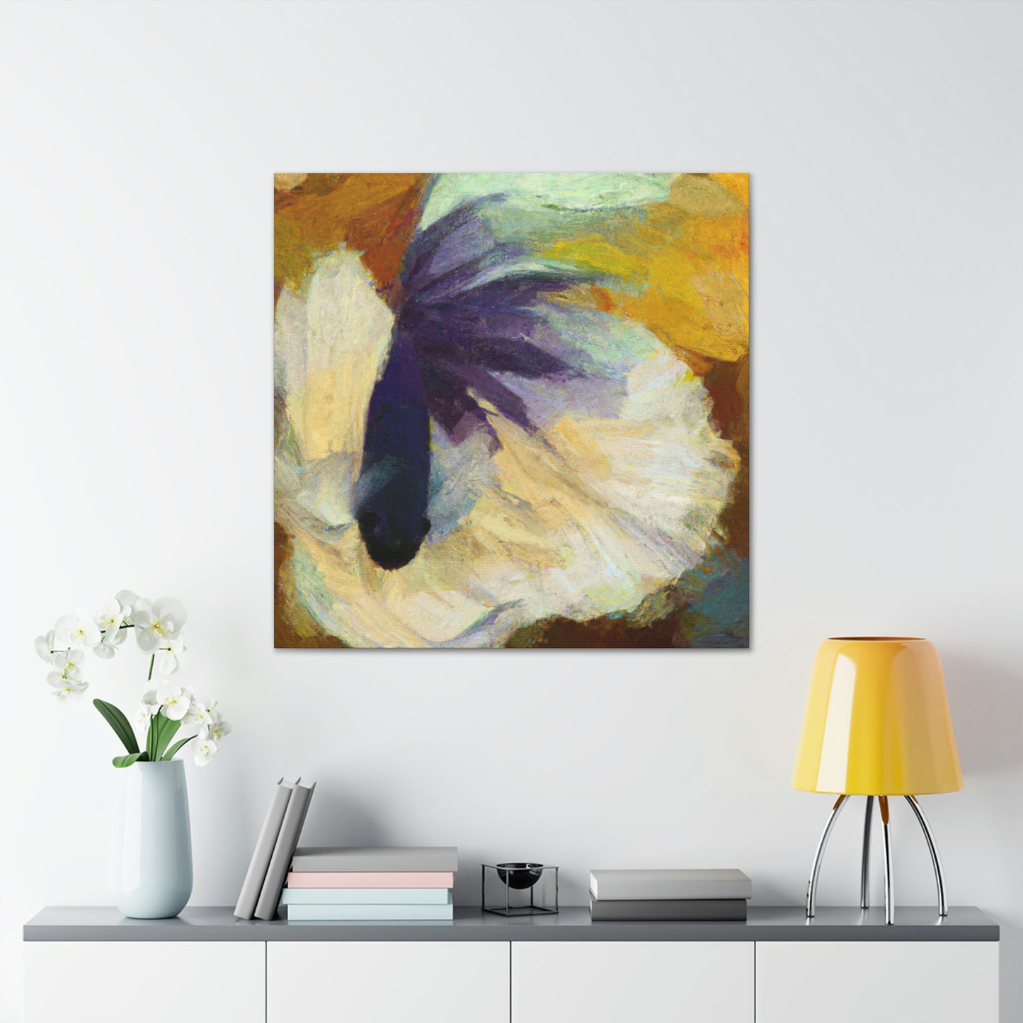 Betta Fish Abstract. - Canvas