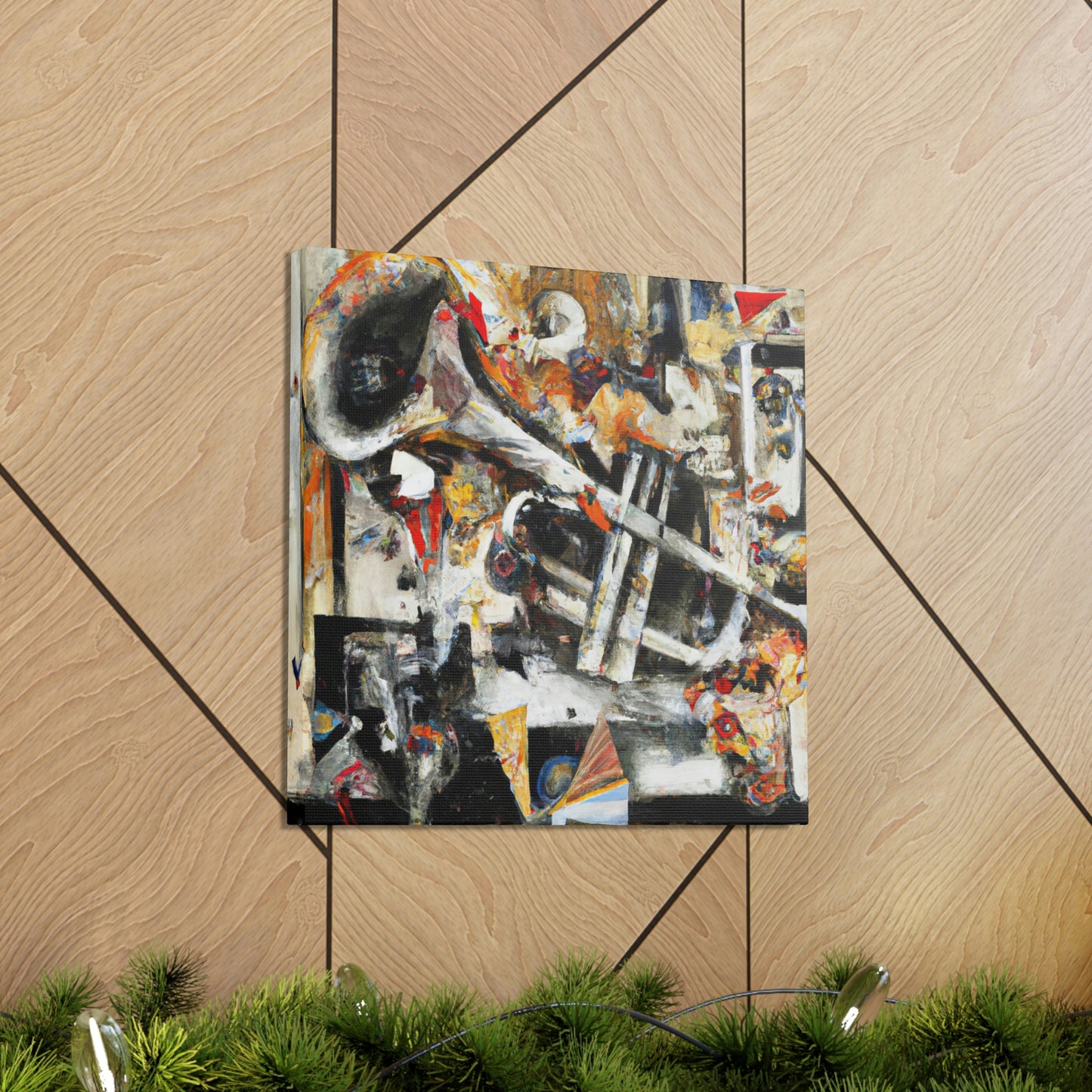 Trombone in Abstraction - Canvas