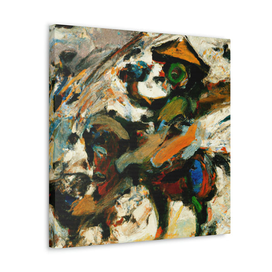 Gunner in Expressionism - Canvas