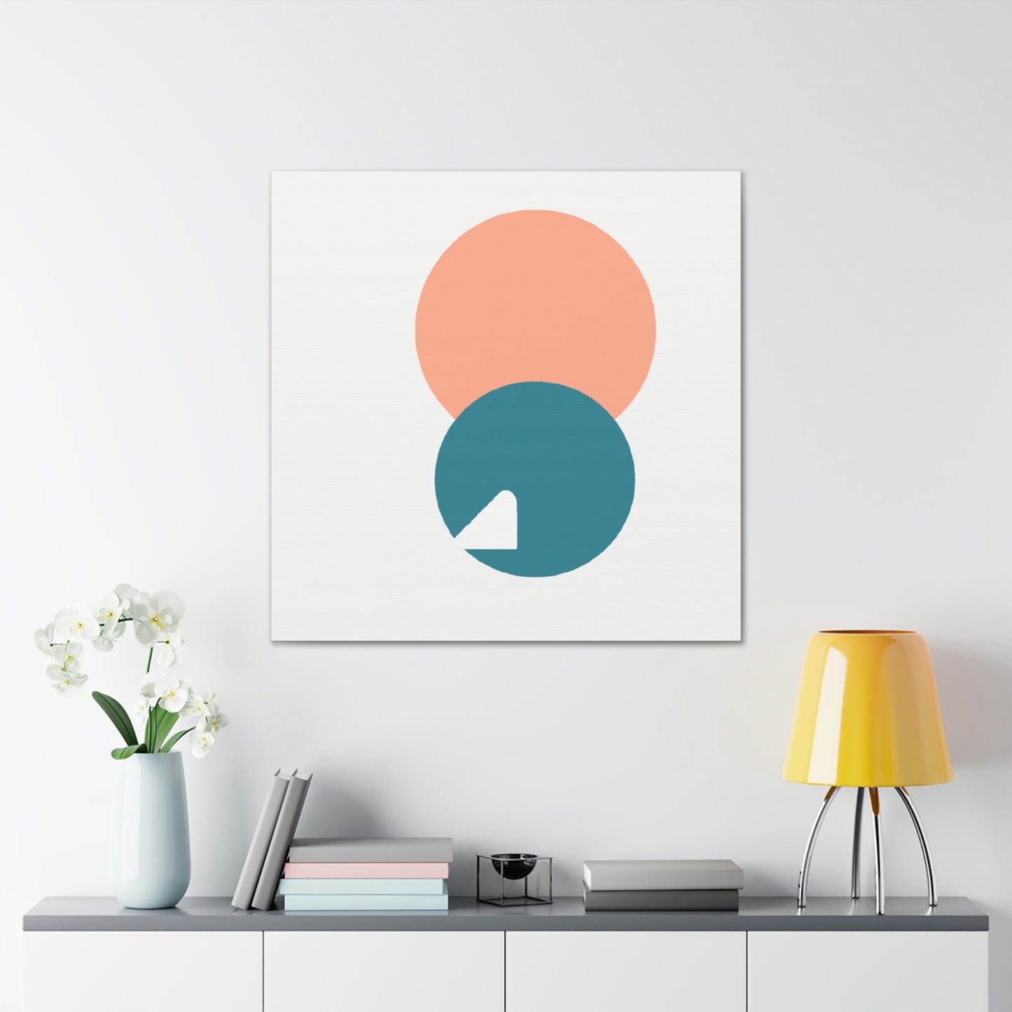 "Peaceful Minimalist Calm" - Canvas