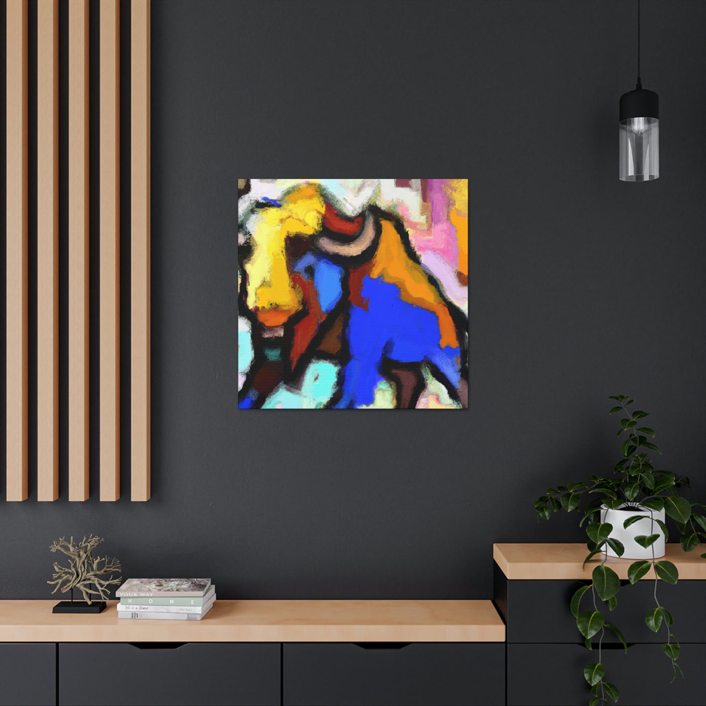 "Bison in the Wild" - Canvas