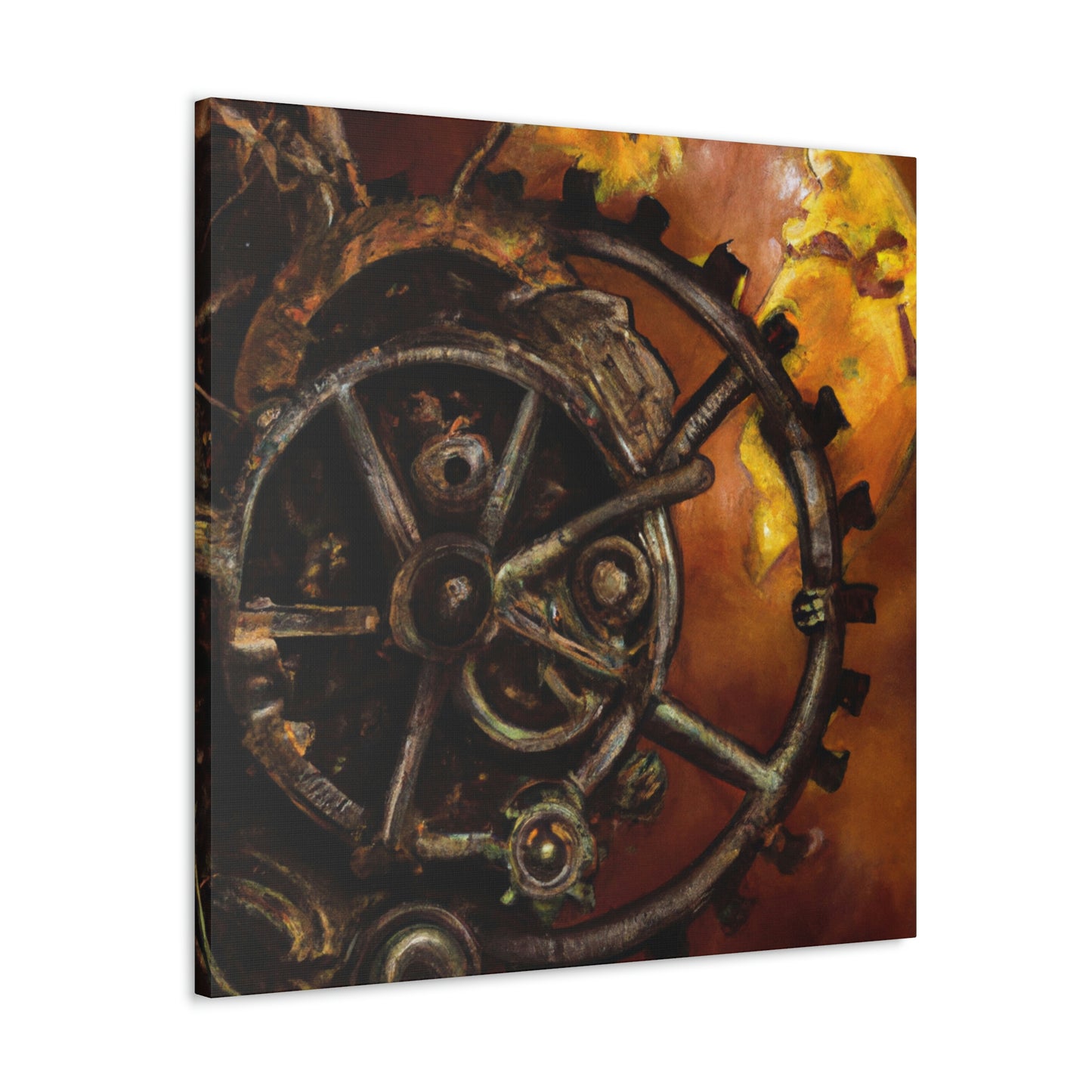 "Earth's Steampunk Legacy" - Canvas