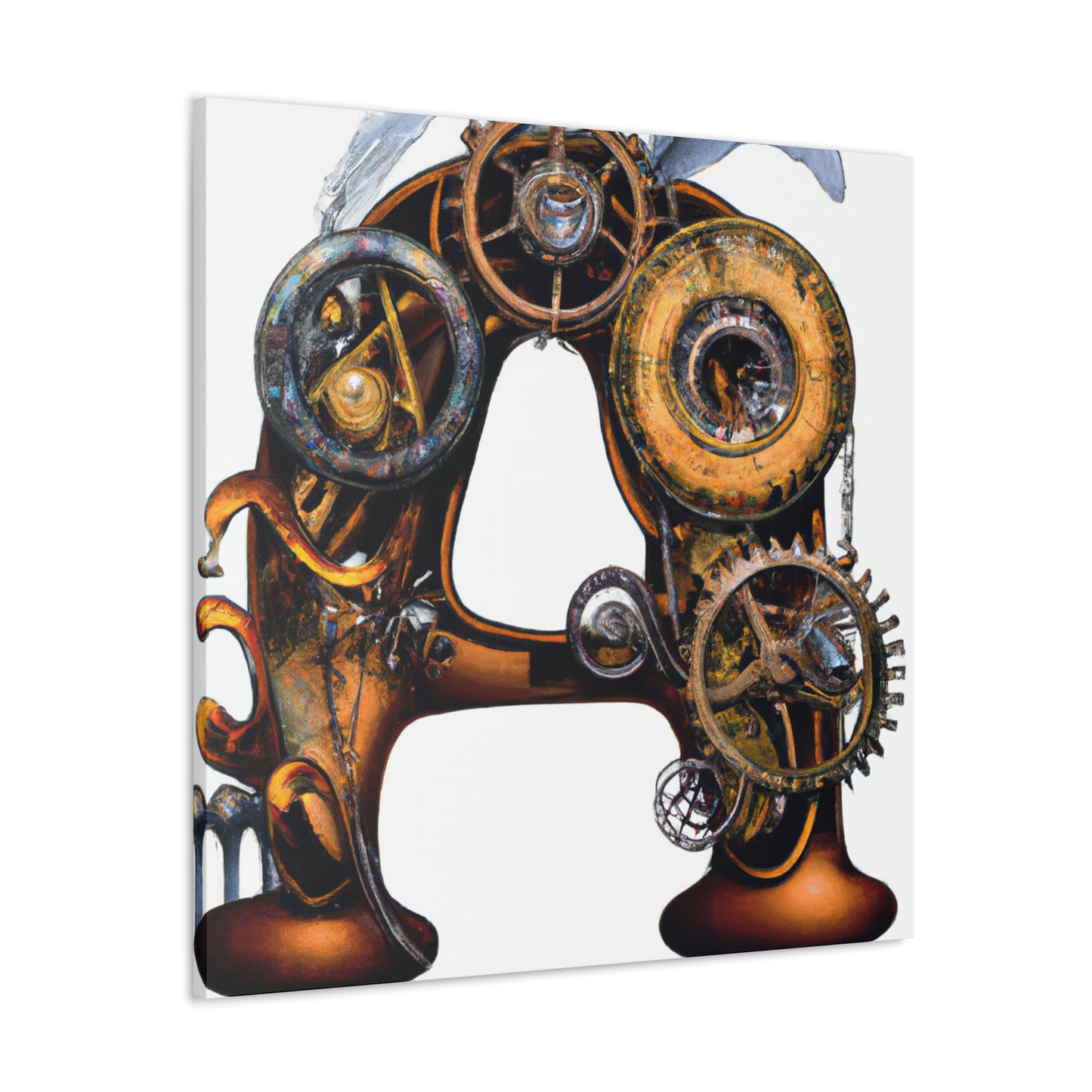 "Steamhearted Clockwork Heroes" - Canvas