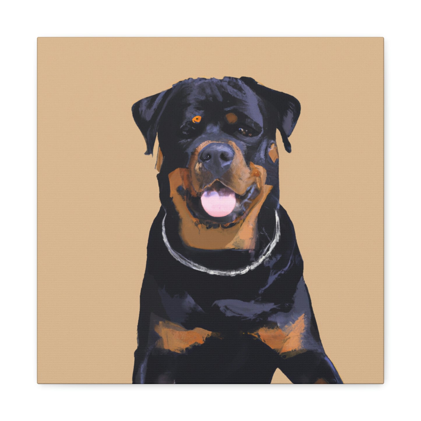 "Rottweiler in Simplicity" - Canvas