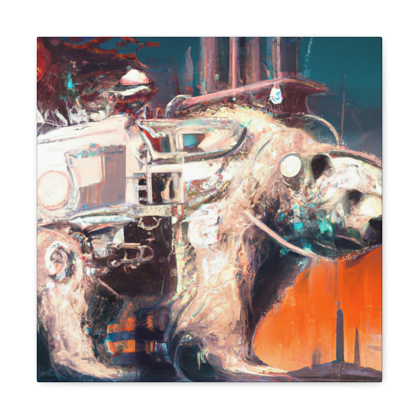 Polar Bear Mechanical Maker - Canvas