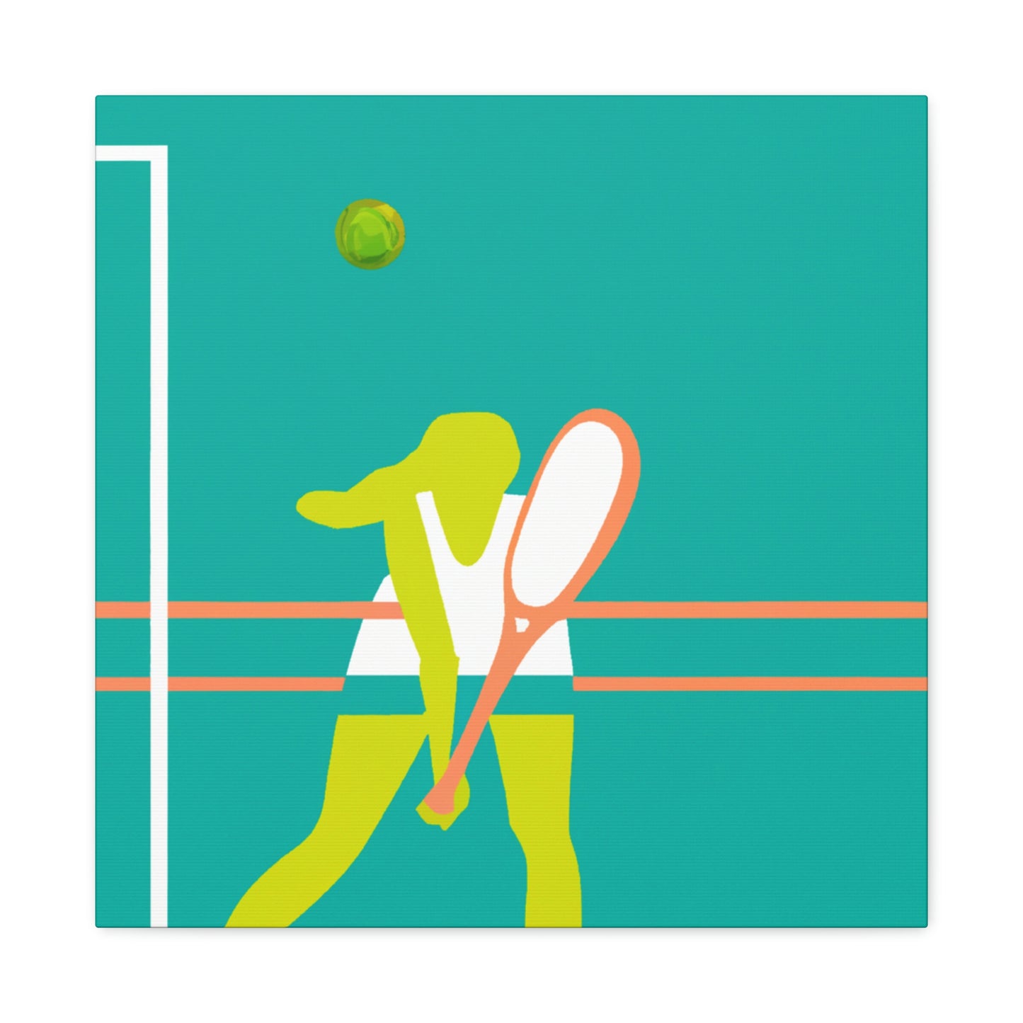 Tennis in Simplicity - Canvas