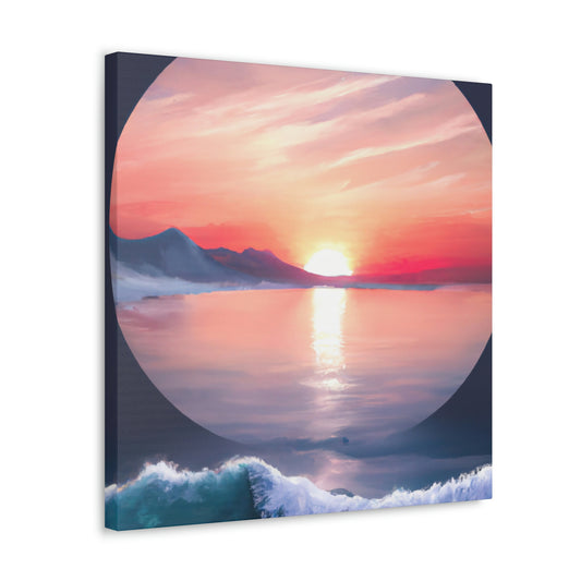 Radiant Reflection Of Life - Canvas