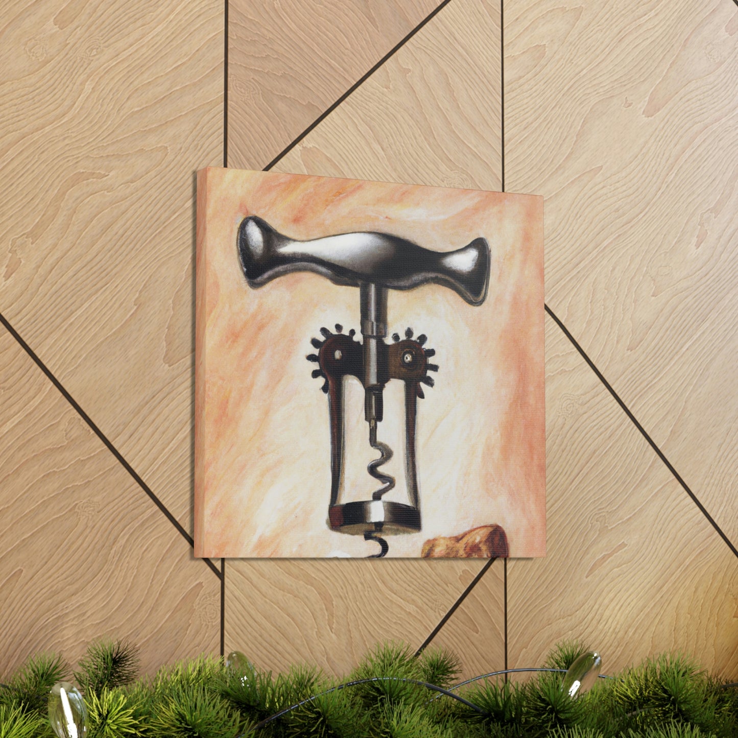 "Corkscrew's Cosmic Spiral" - Canvas