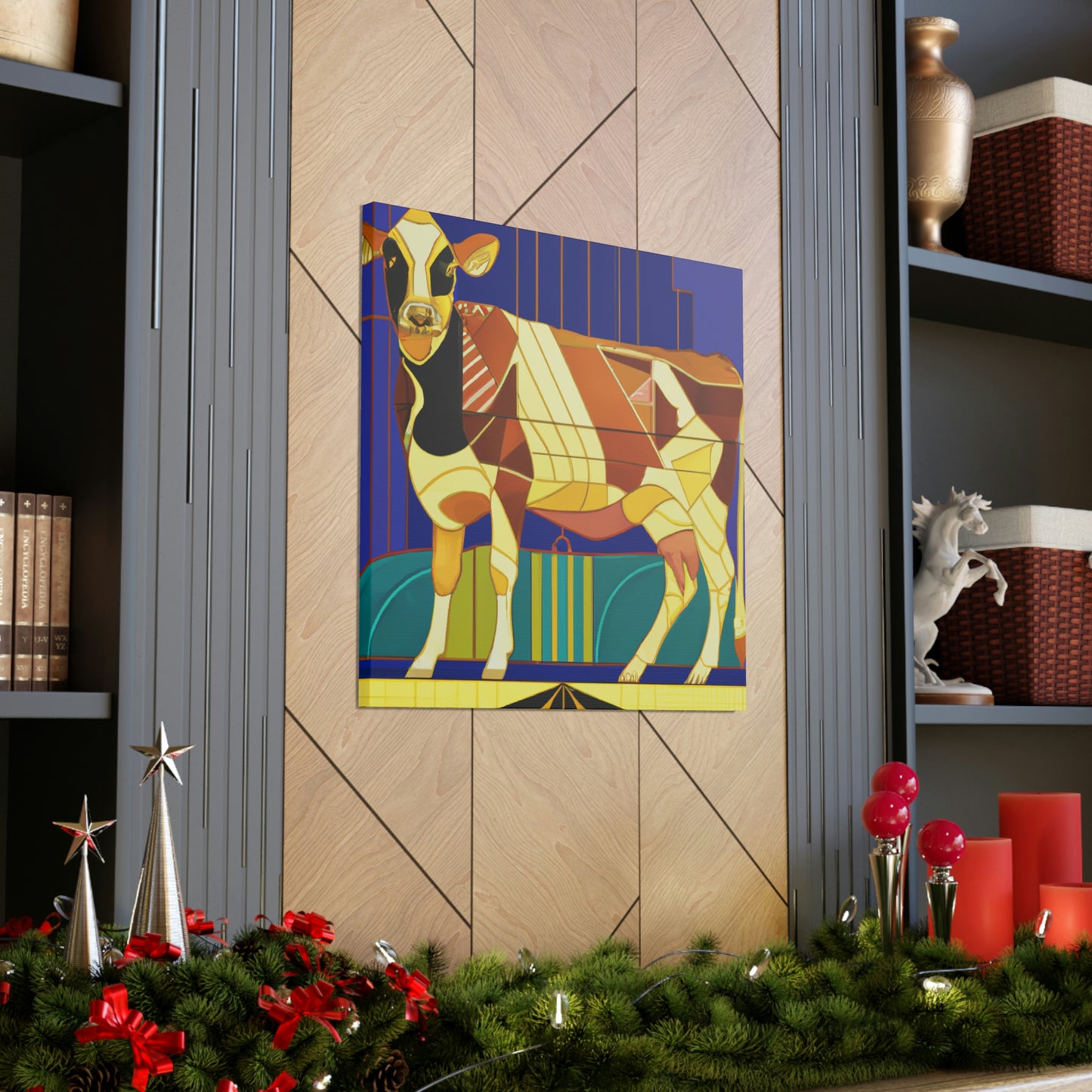 Jersey Cow Pegasus Float - Canvas