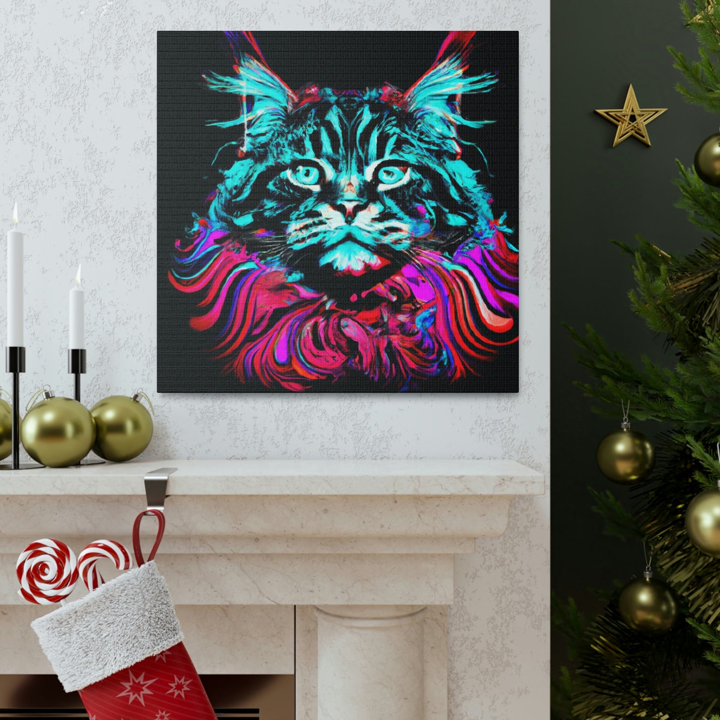 Maine Coon Majestic - Canvas