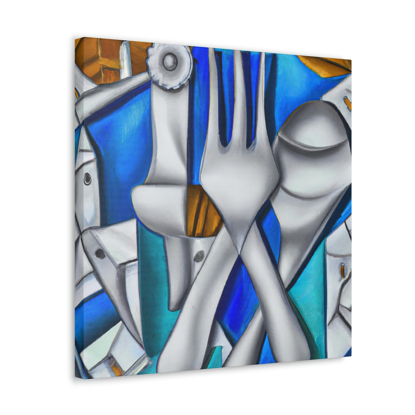 Silverware in Reflection - Canvas