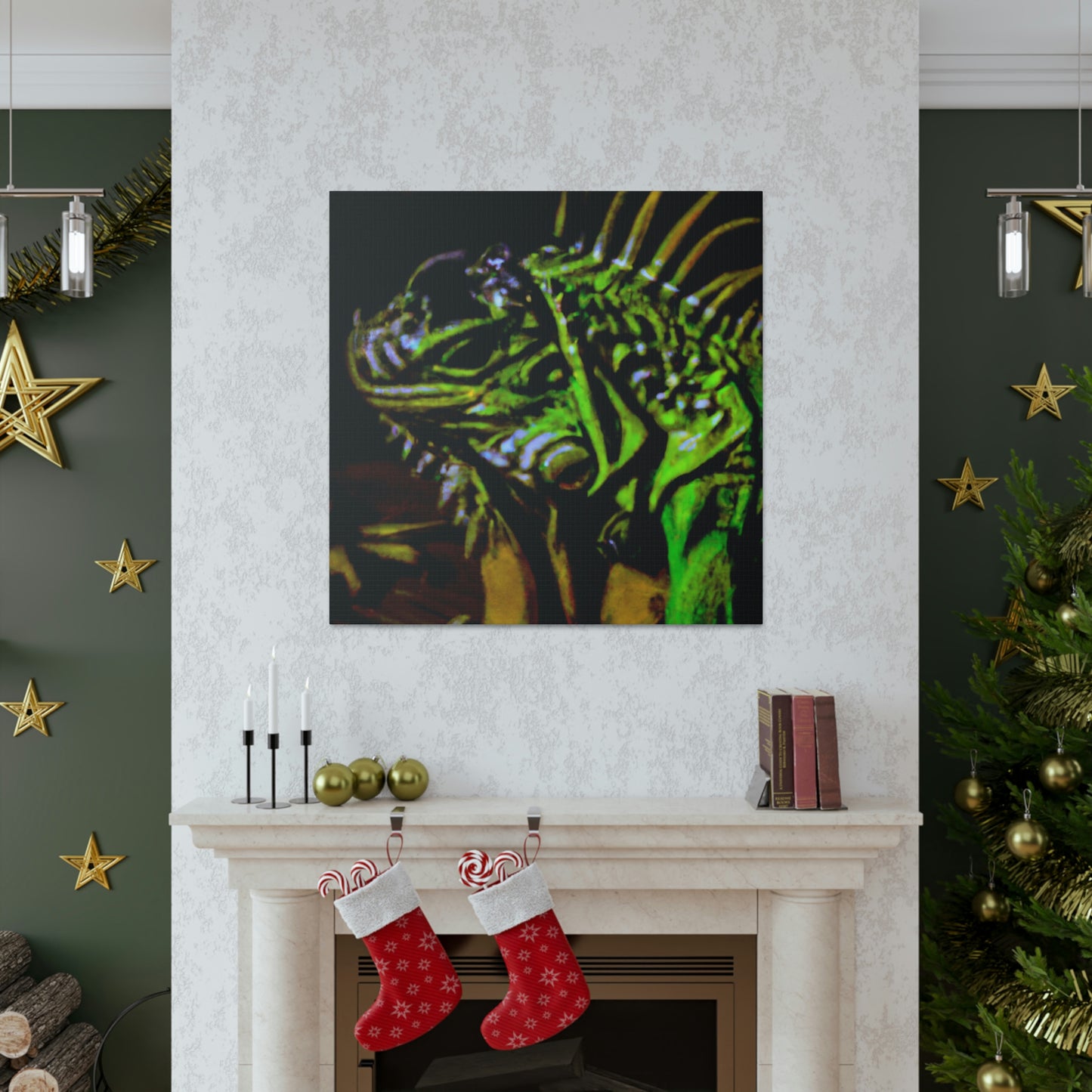 Iguana in Springtime - Canvas