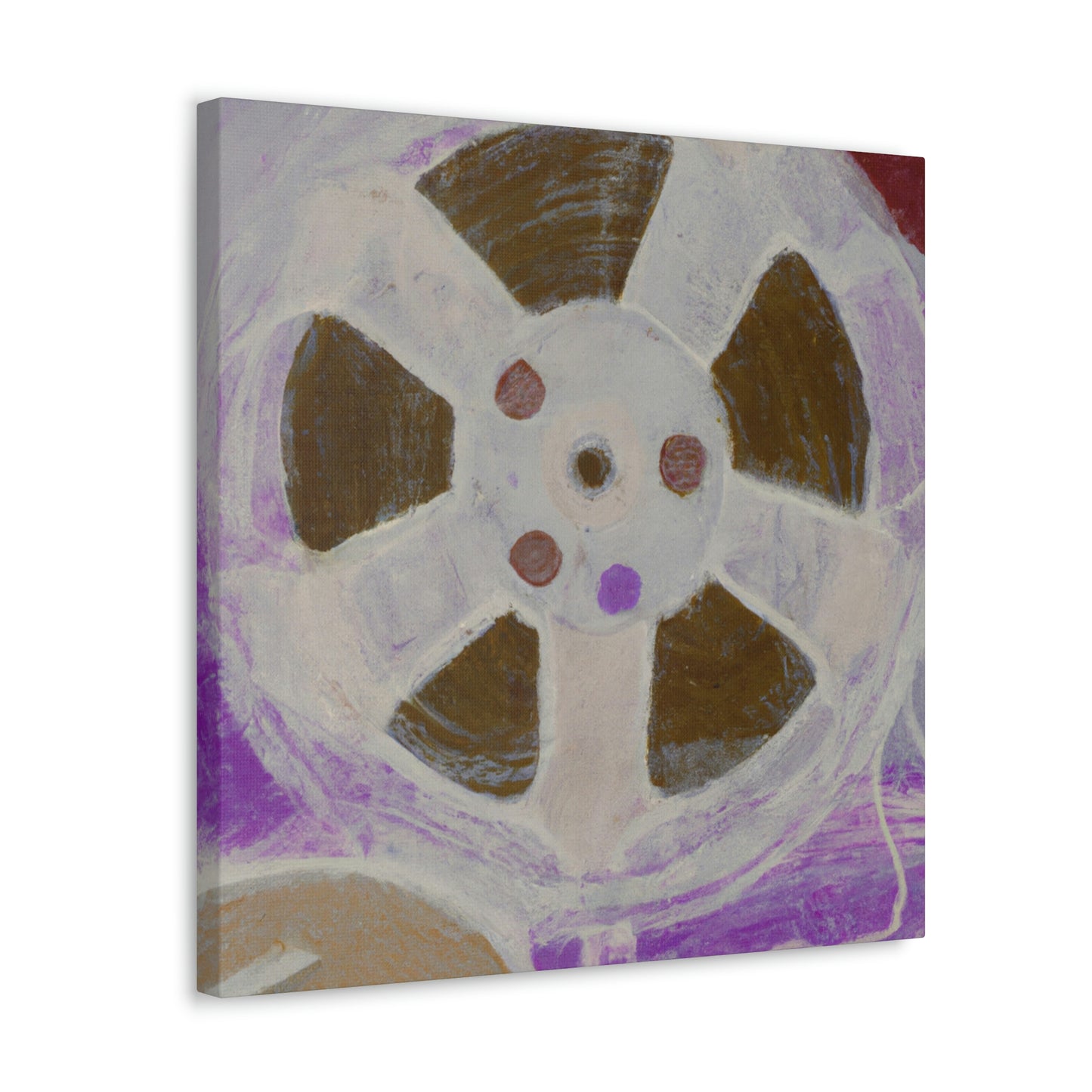 "Retro Reel Reflection" - Canvas