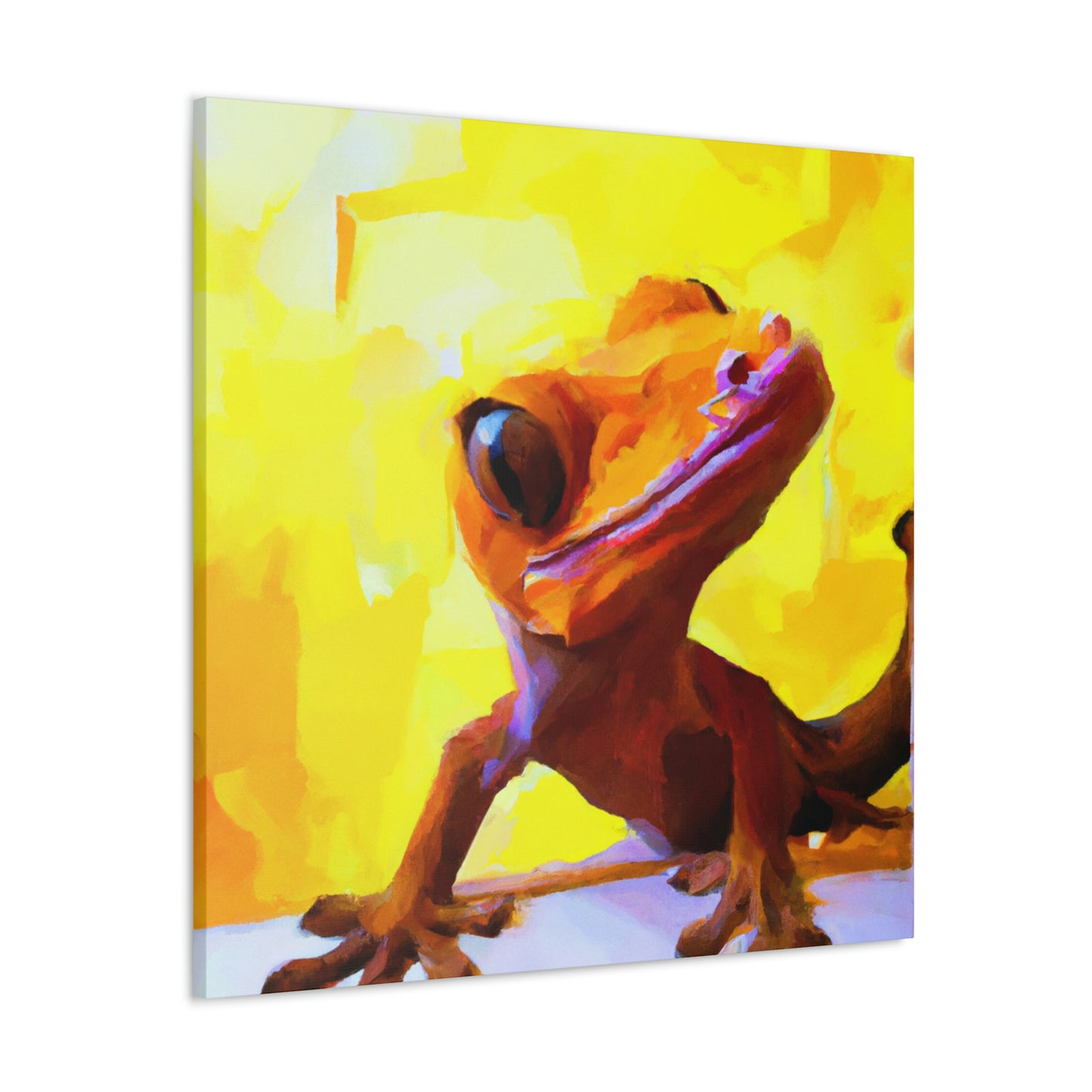 Gecko's Surreal Dream - Canvas