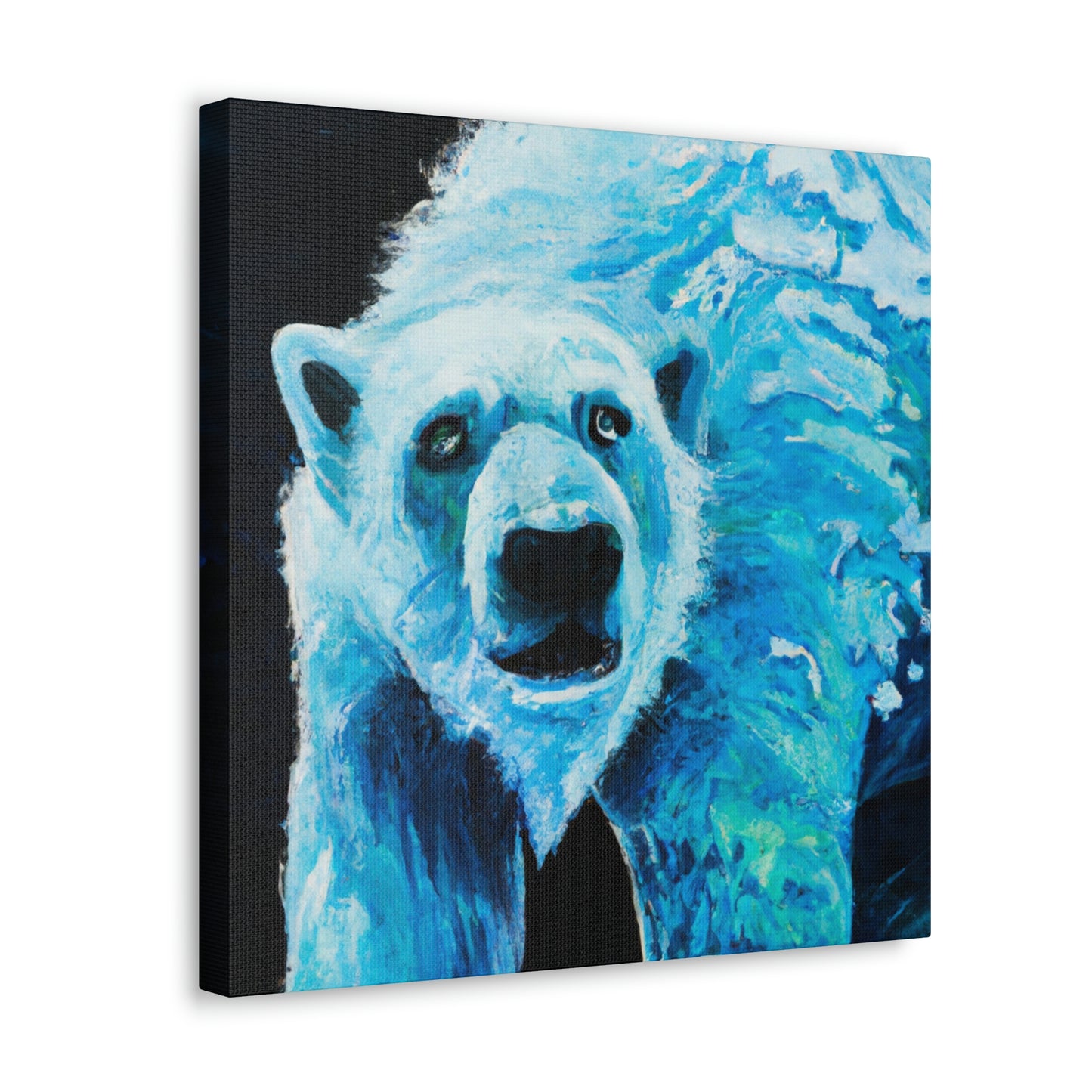 Polar Bear's Embrace - Canvas