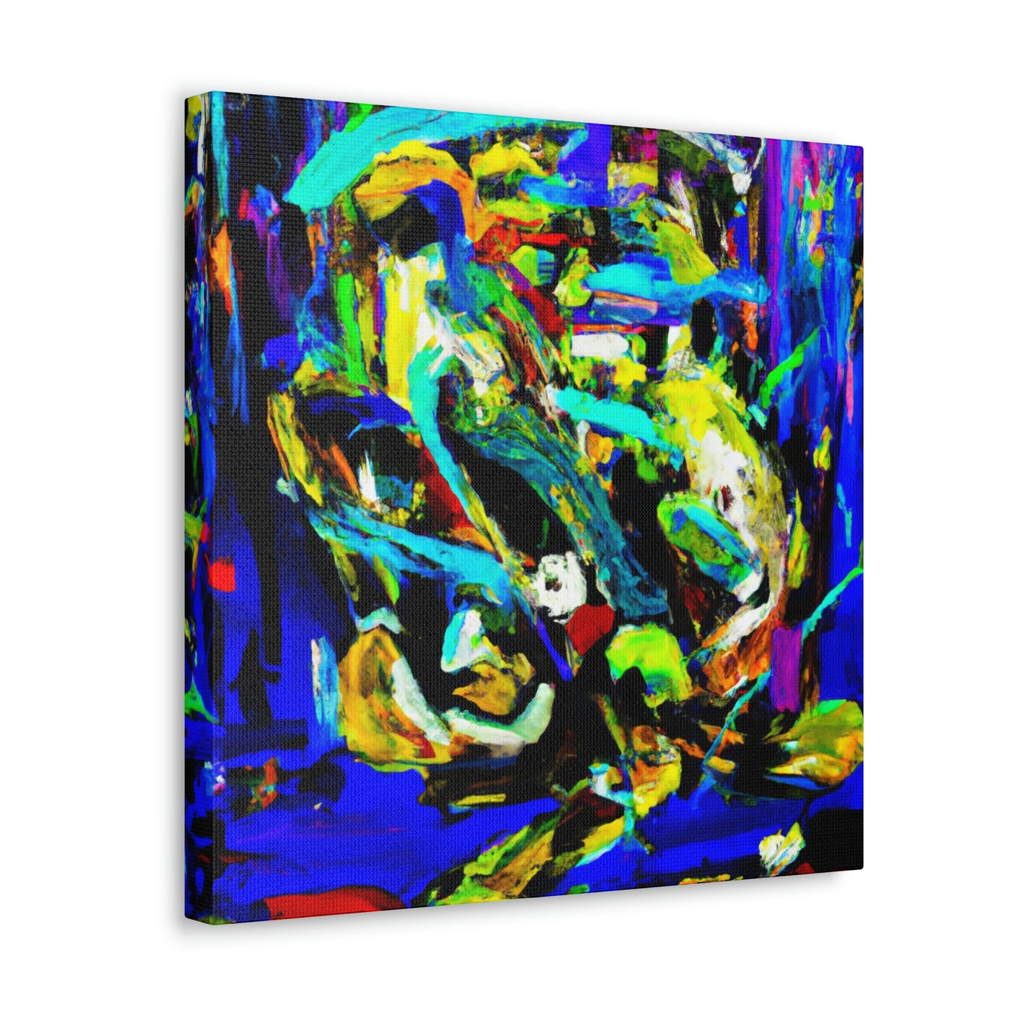 A Blue Symphony Breezes - Canvas