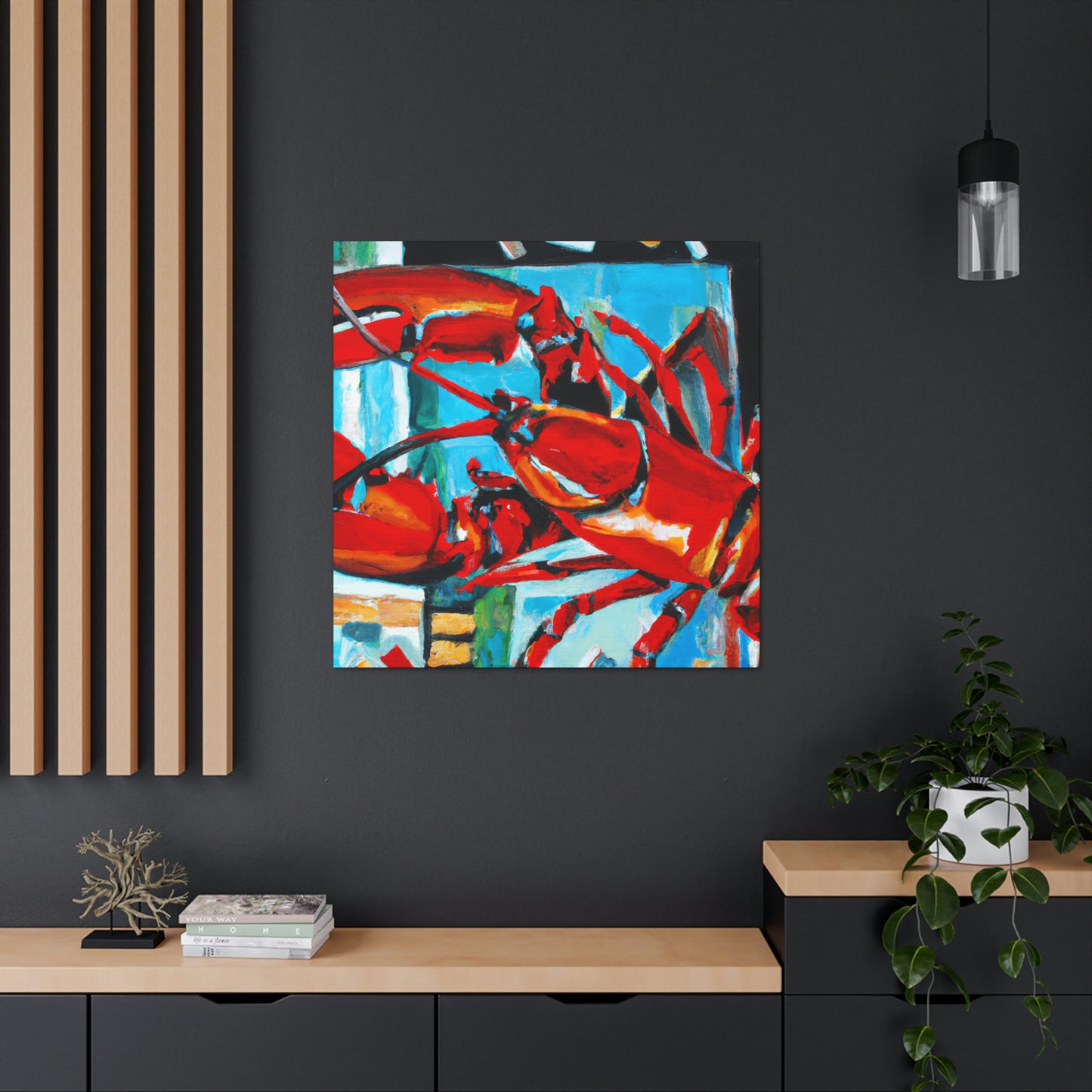 Lobster in Magnificence - Canvas