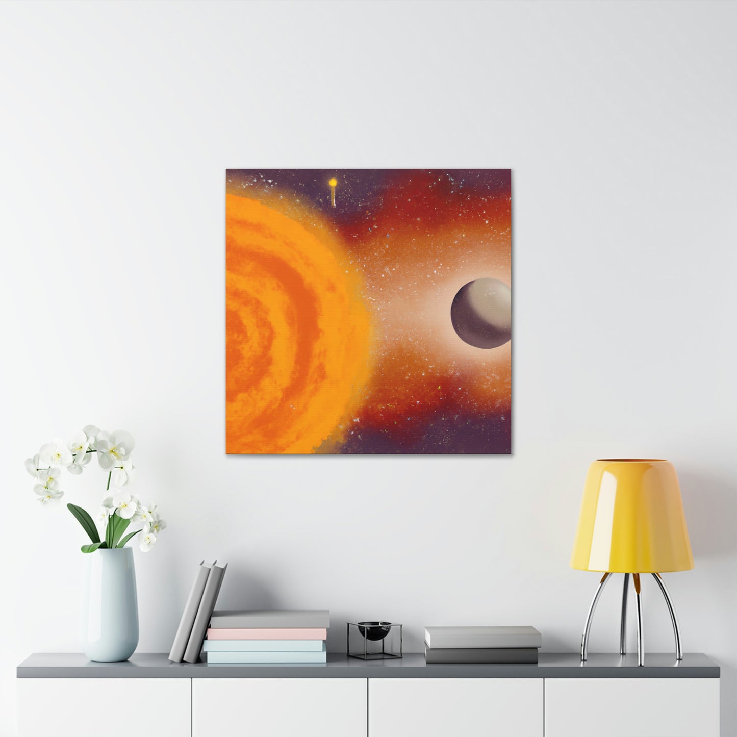 "Galaxies of Celestial Beauty" - Canvas