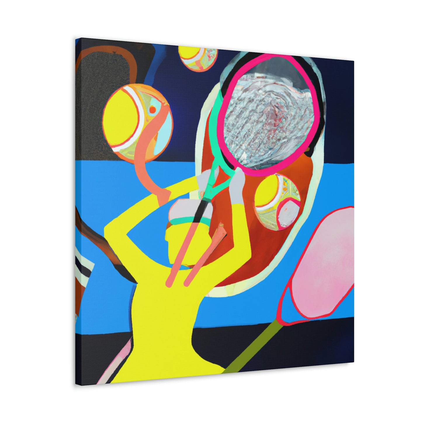 "Tennis: Abstracted Reality" - Canvas