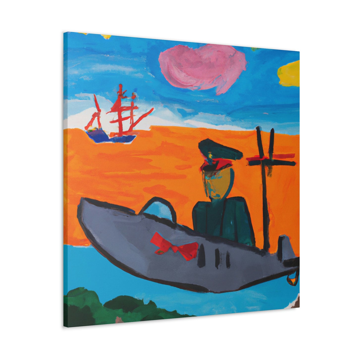 "Seabee in Fauvism" - Canvas