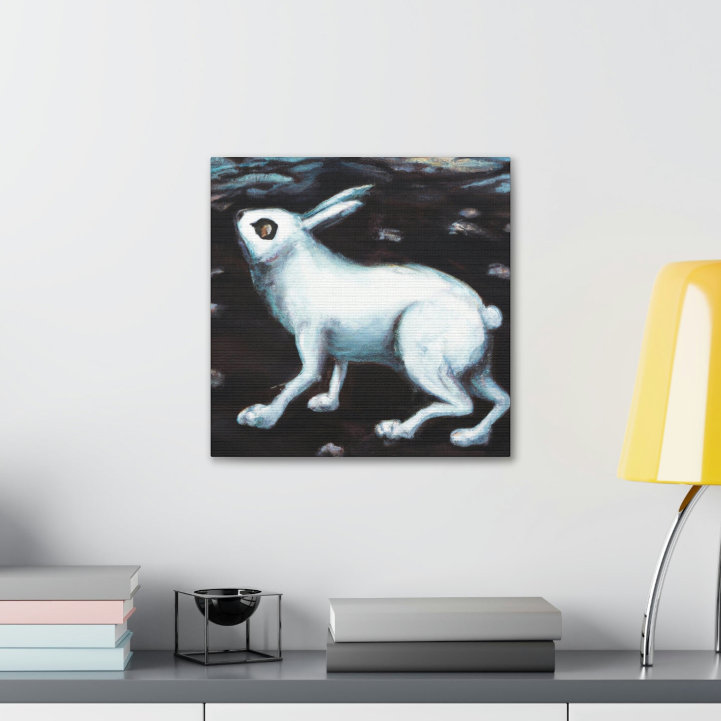 "Arctic Hare in Snow" - Canvas