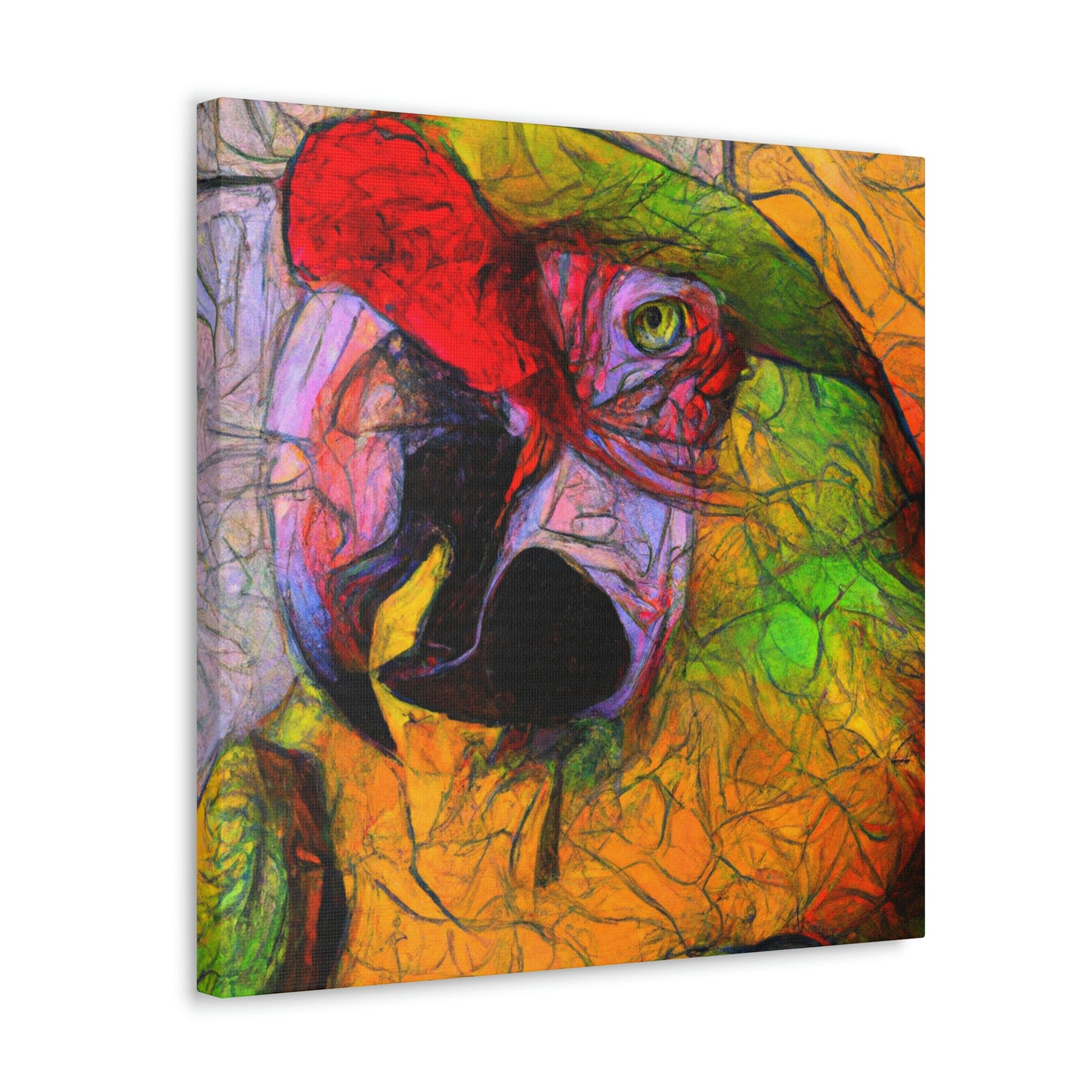 Amazon Parrots Prose. - Canvas