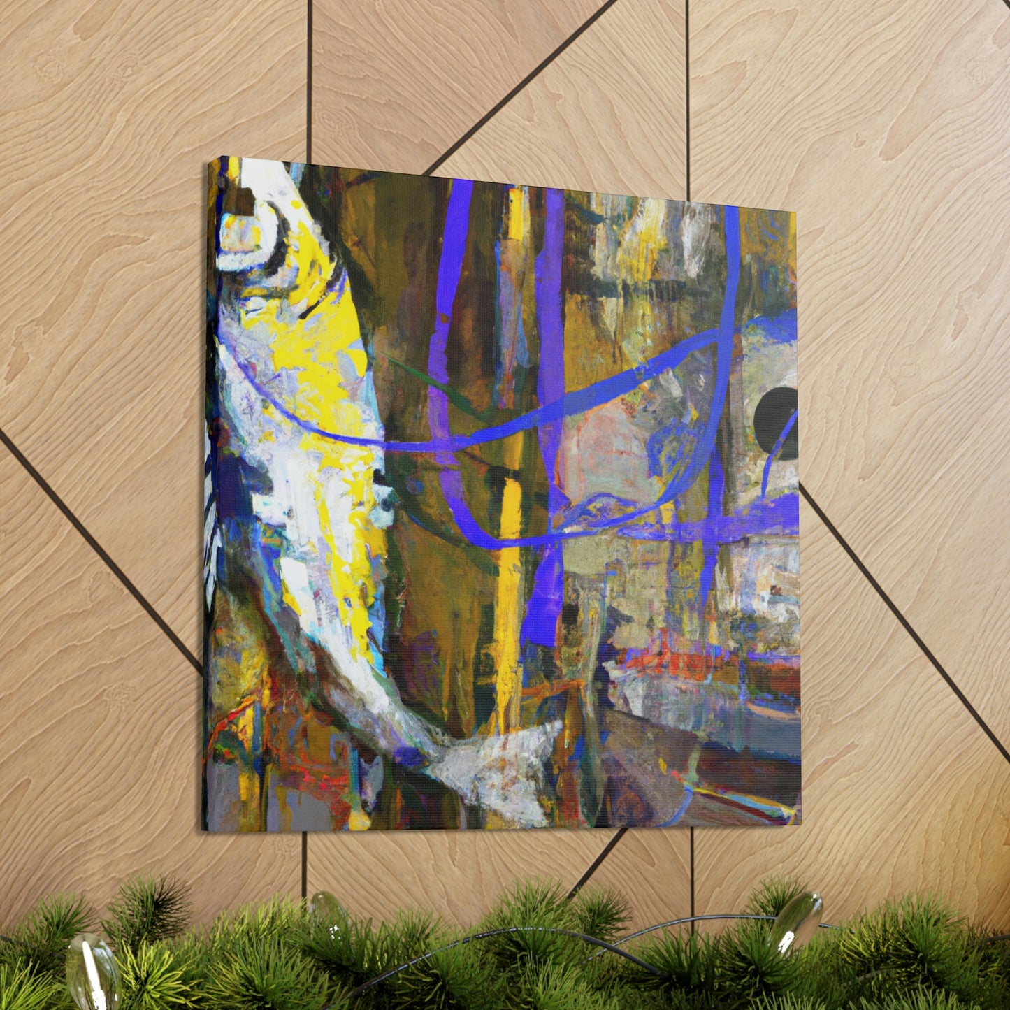 "Walleye Dance of Color" - Canvas