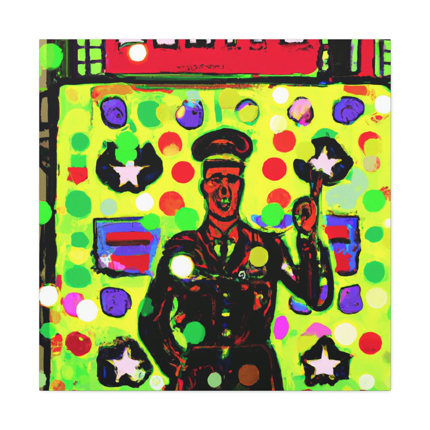 Supply Sergeant Pop Art - Canvas