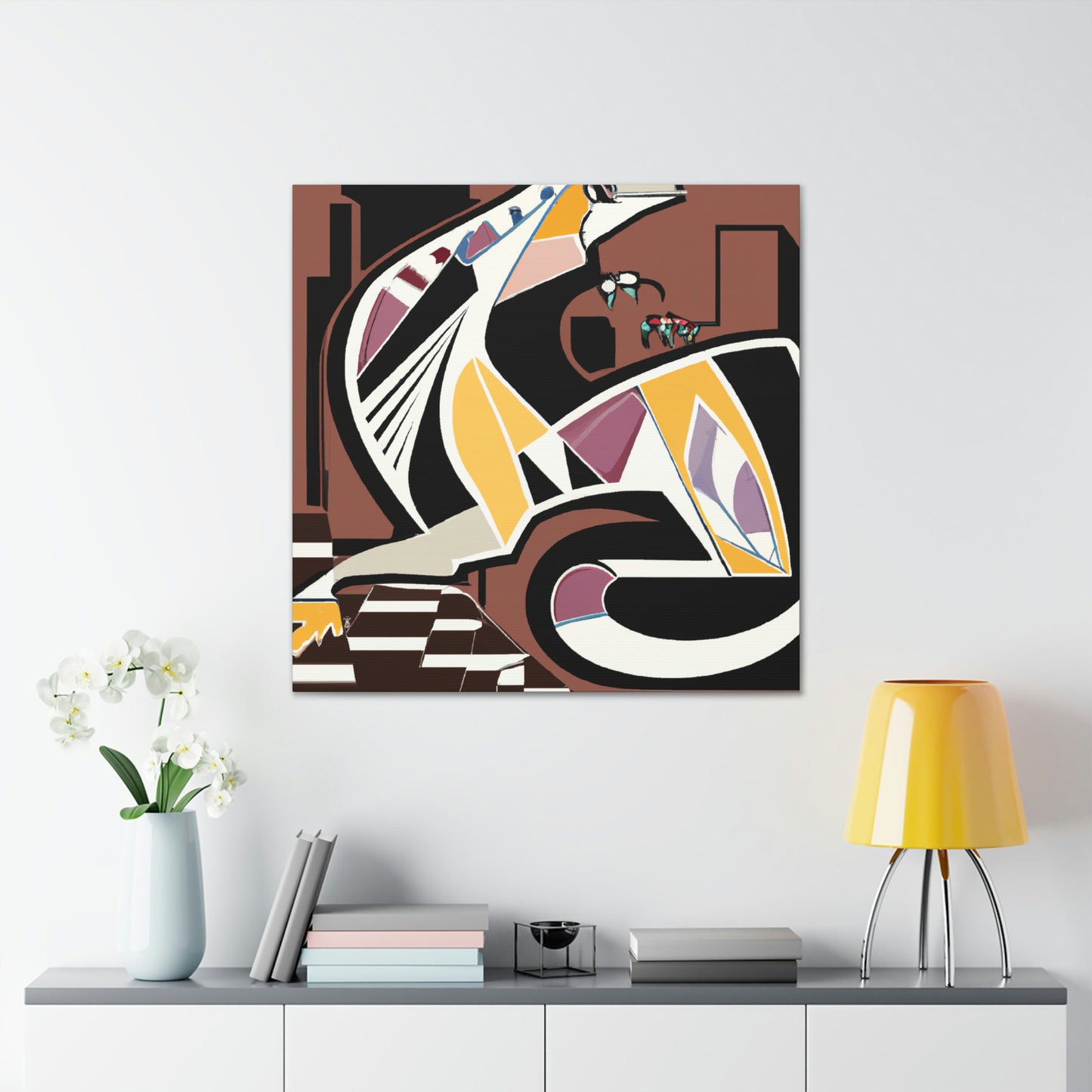 Gila Monster Elegance. - Canvas