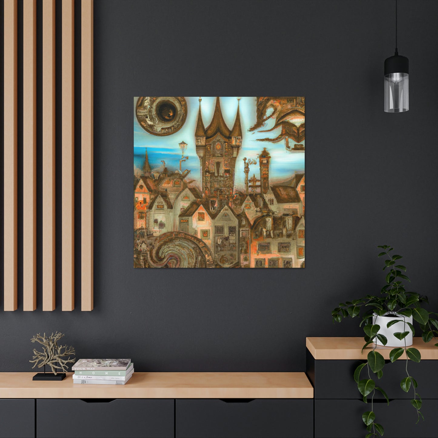 "Tudor Clockwork Dream" - Canvas