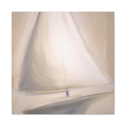 "Yacht at Sunrise" - Canvas