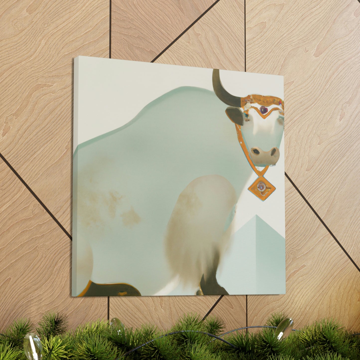 "Yak in Art Deco". - Canvas