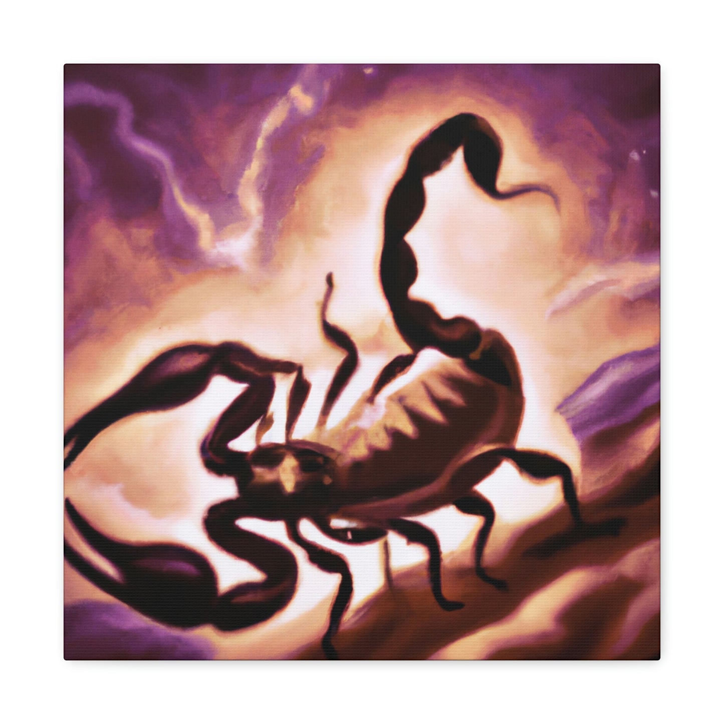 Scorpion Art Deco - Canvas