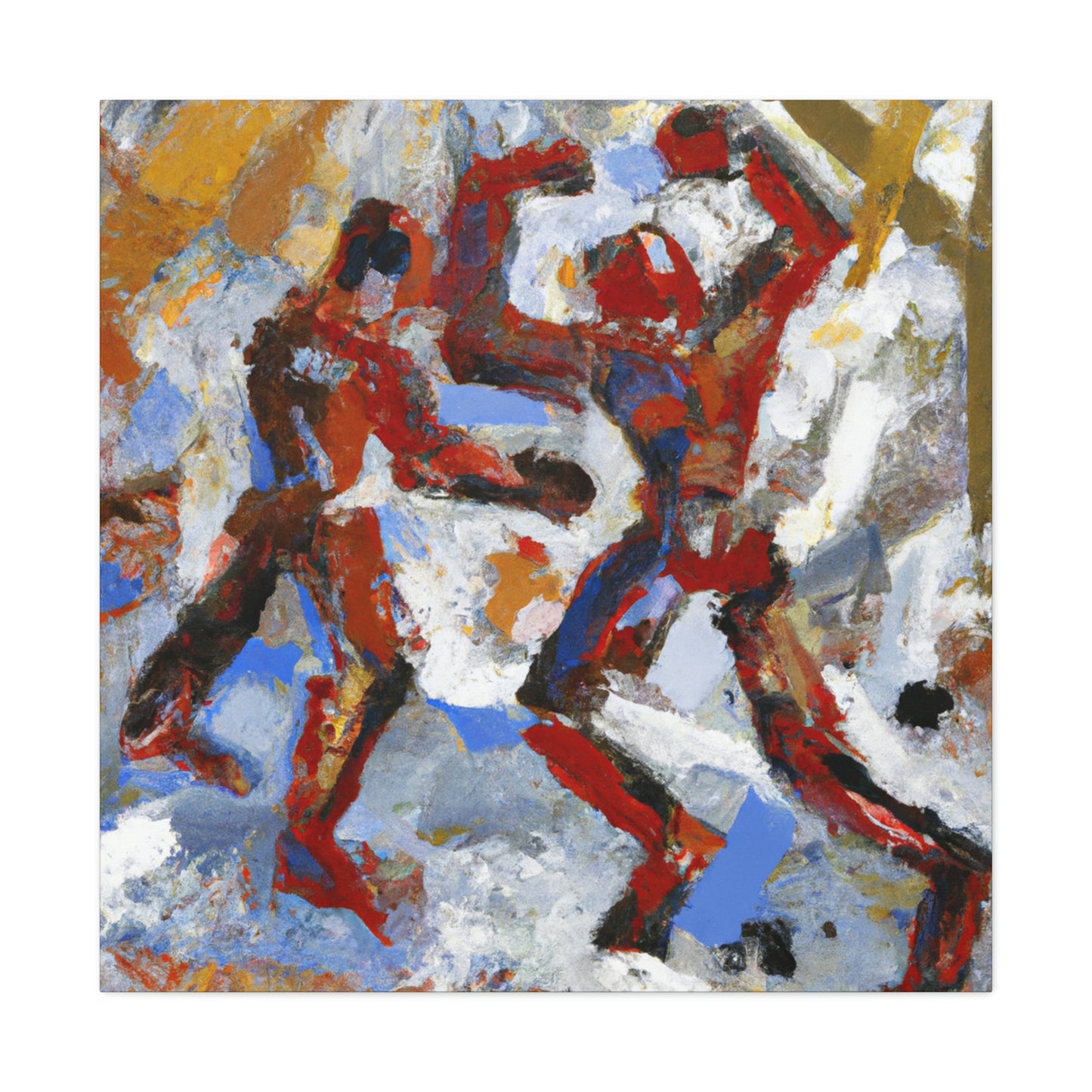 "A Boxing Expressionism" - Canvas