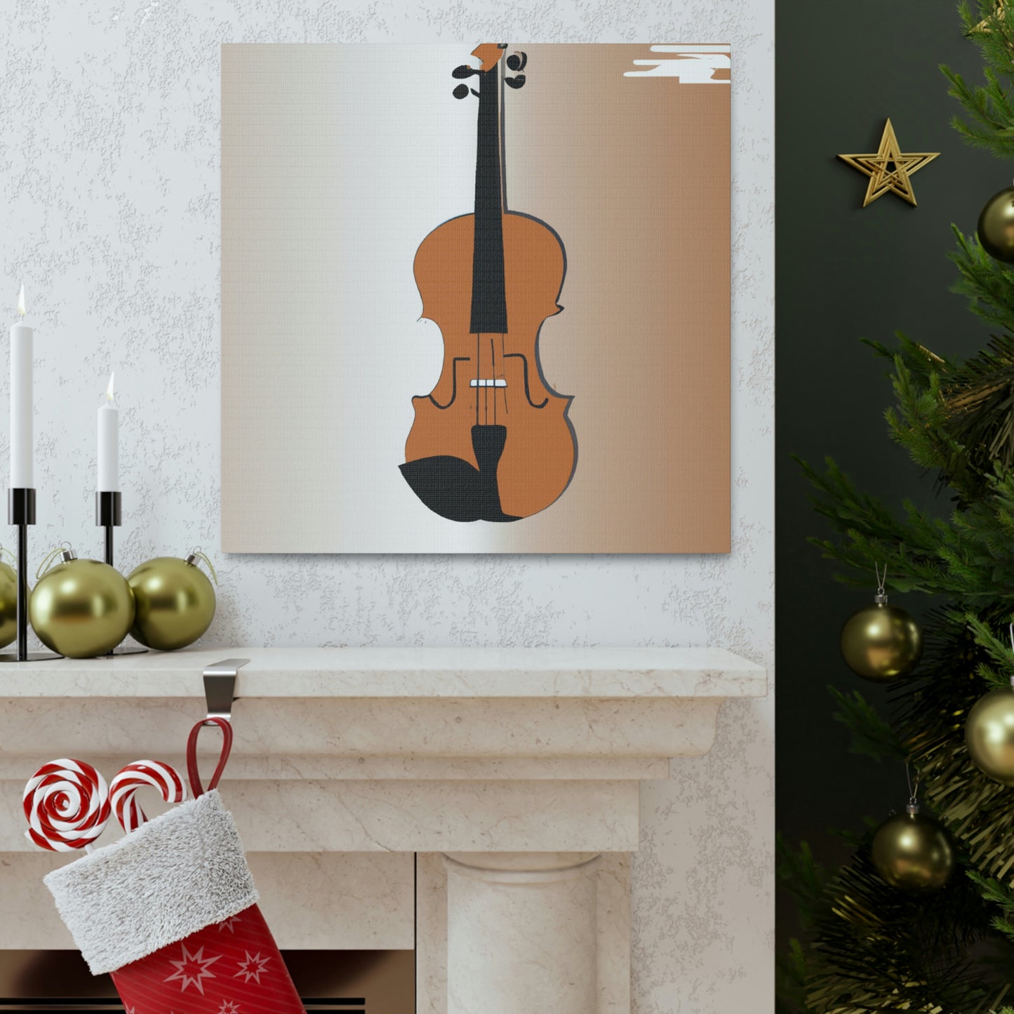 "Violin in Reflection" - Canvas