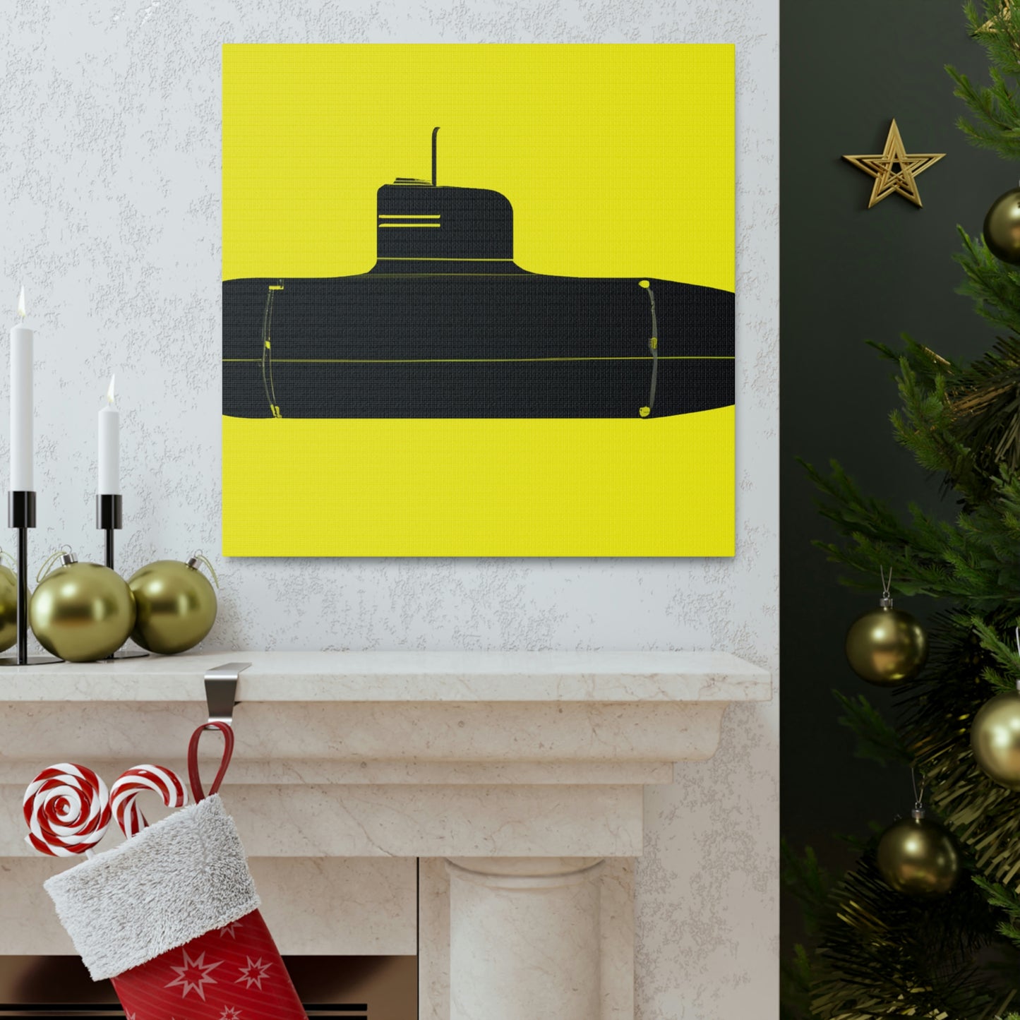 Submarine in Solitude - Canvas