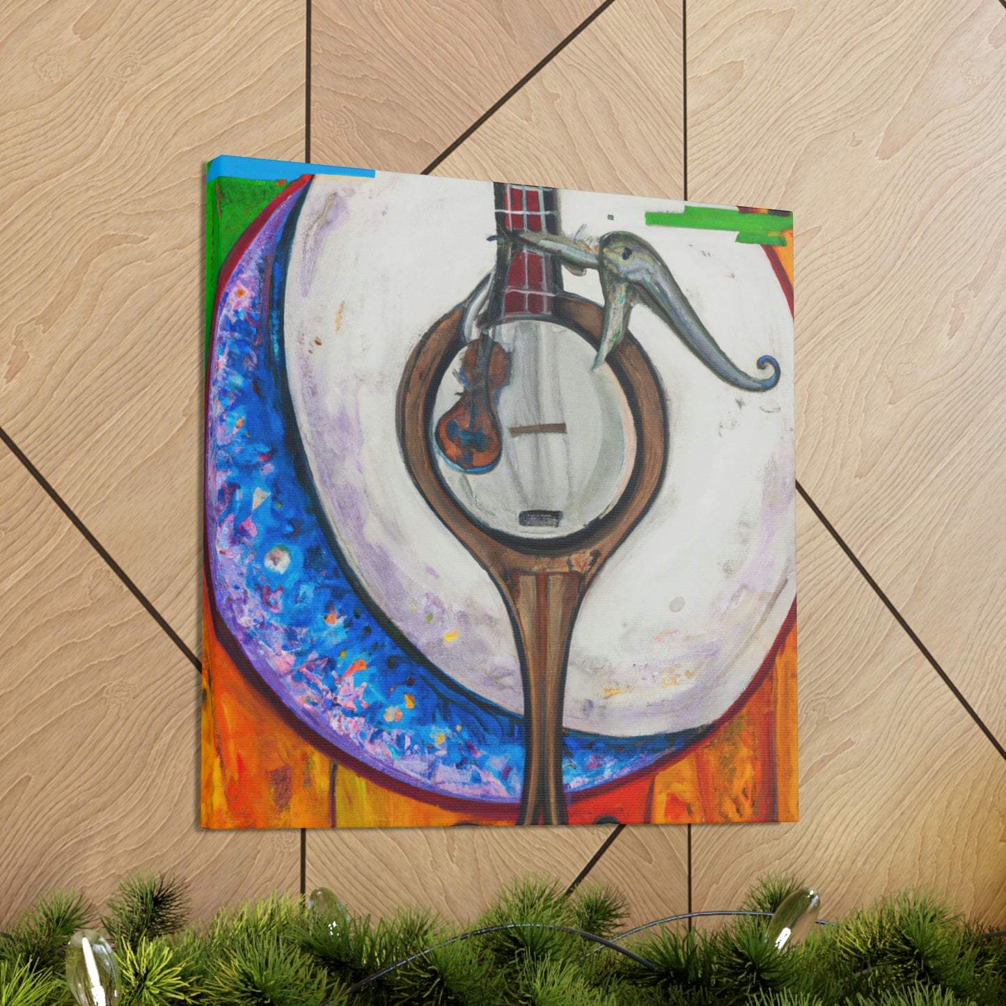 Banjo in Surrealism - Canvas