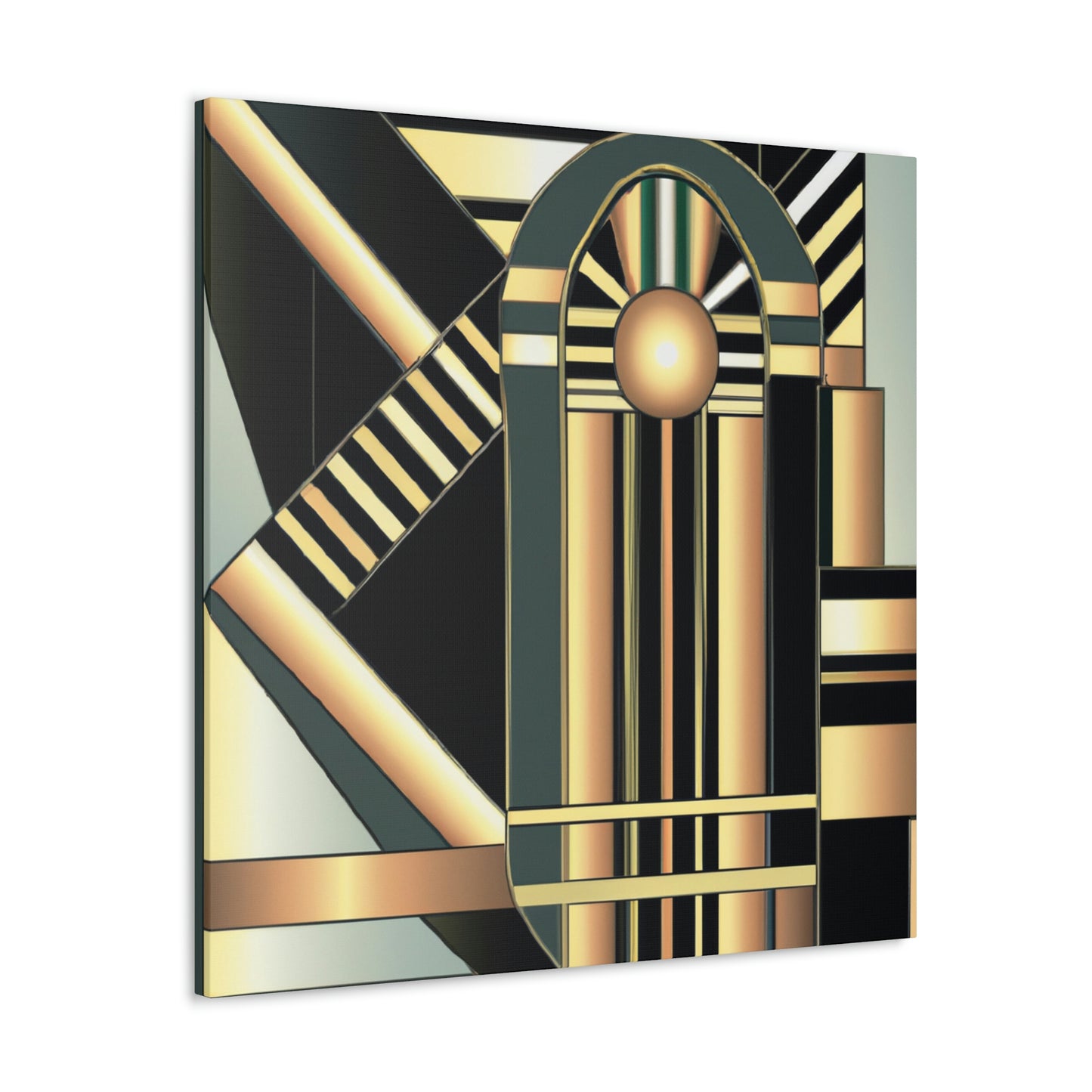 "Striking Art Deco Glory" - Canvas