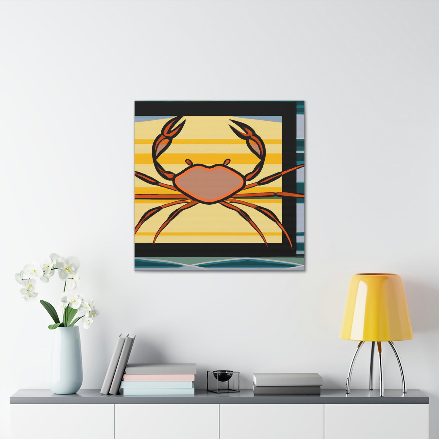 Crab in DecoGlamour - Canvas