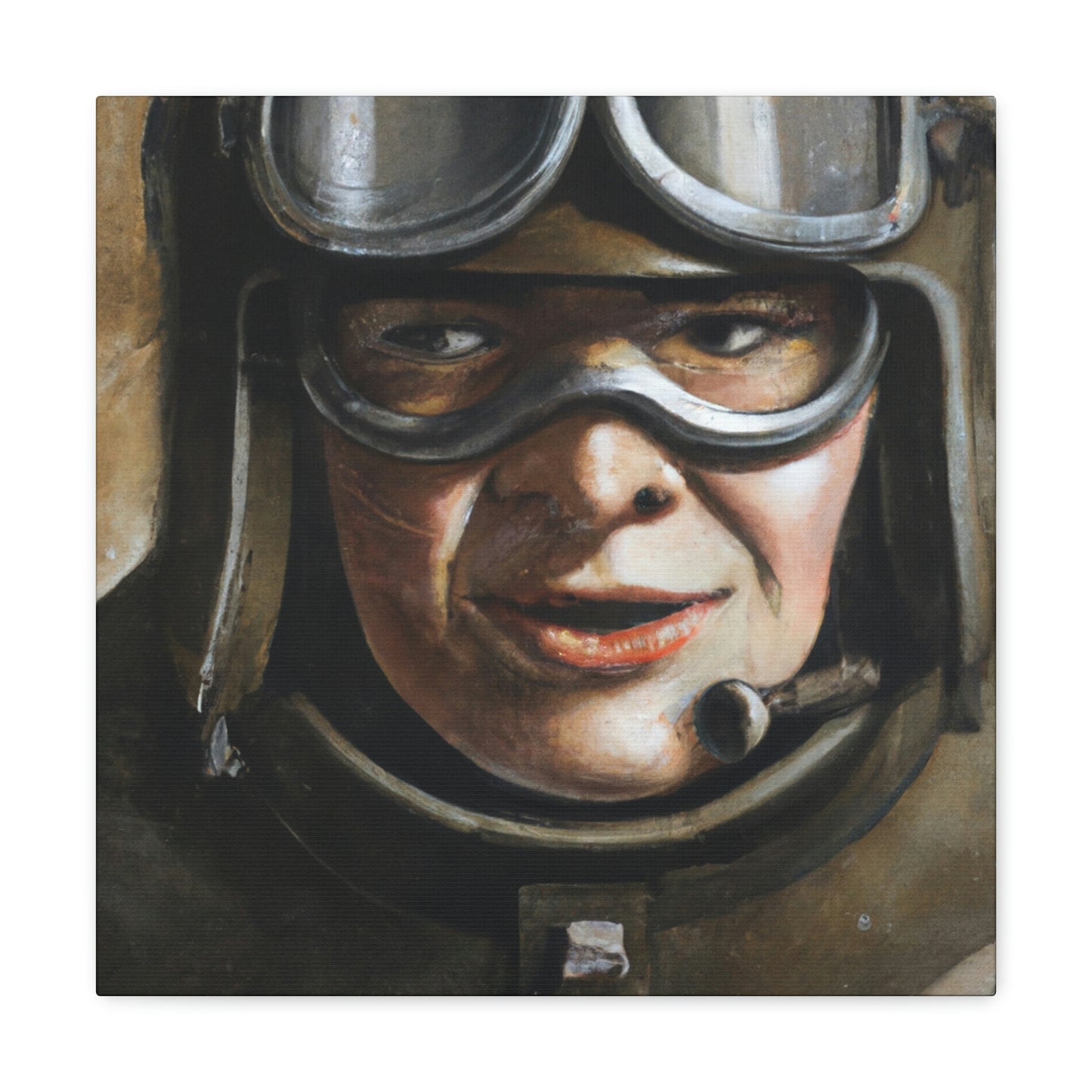 Aviator's Flight Triumph - Canvas