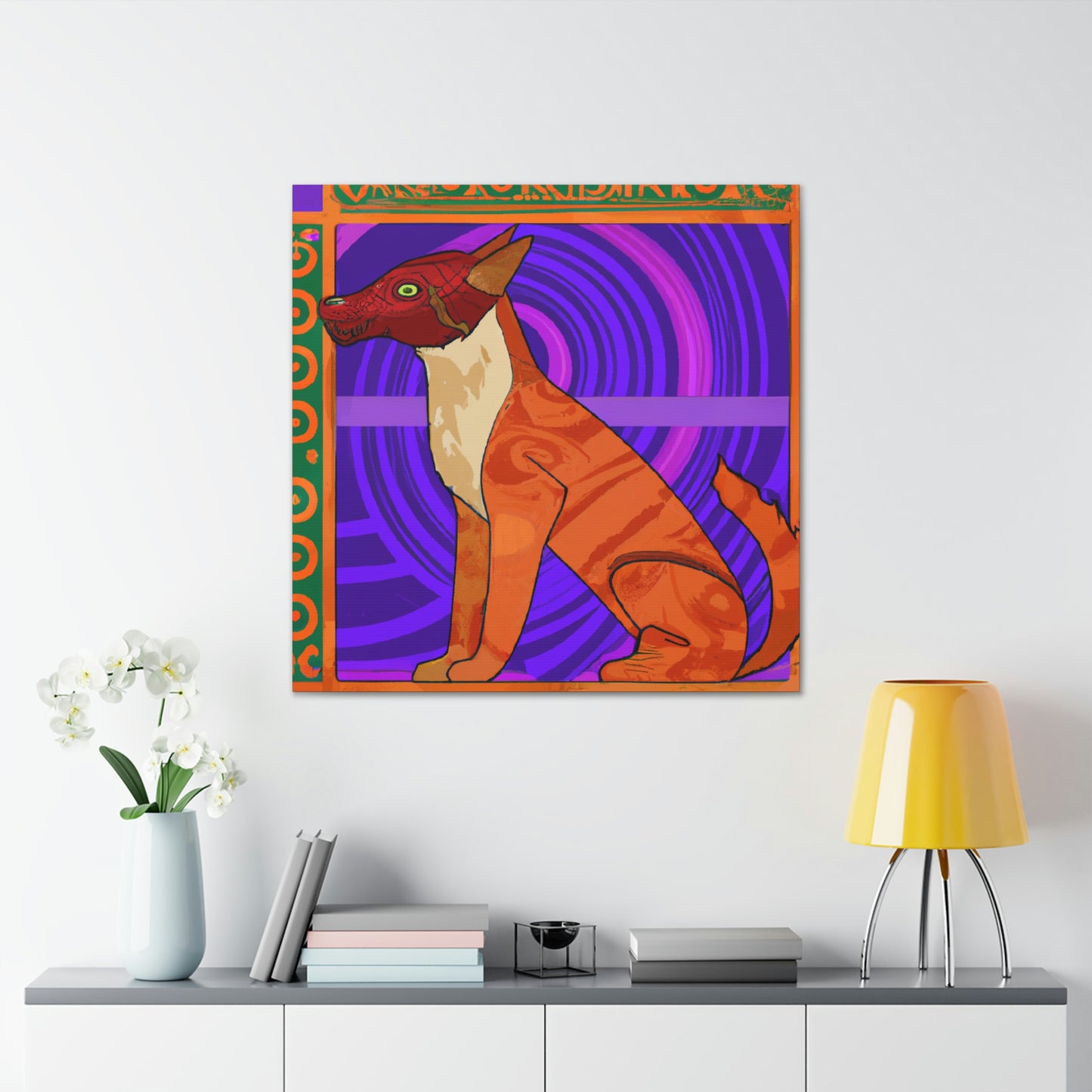 "Dhole's Jazz Symphony" - Canvas