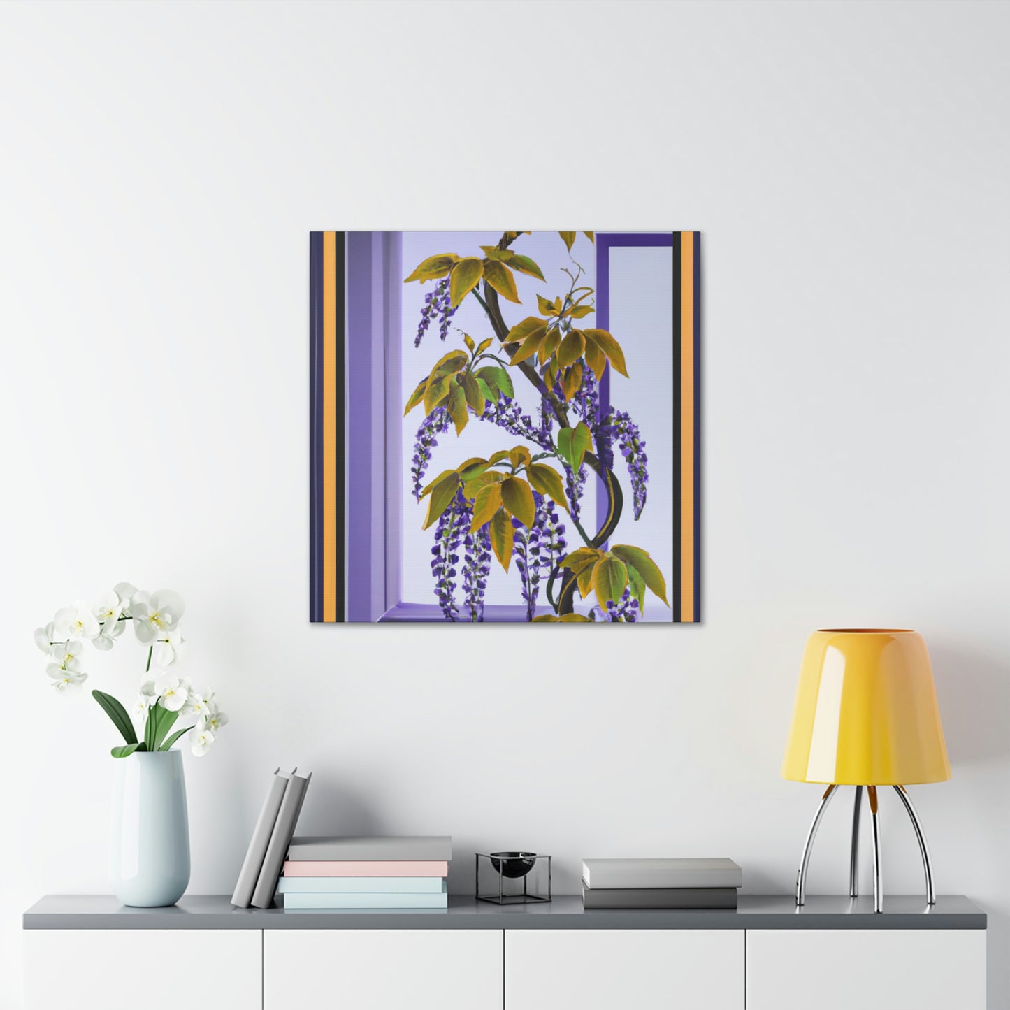 "Wisteria Illusion Splendor" - Canvas