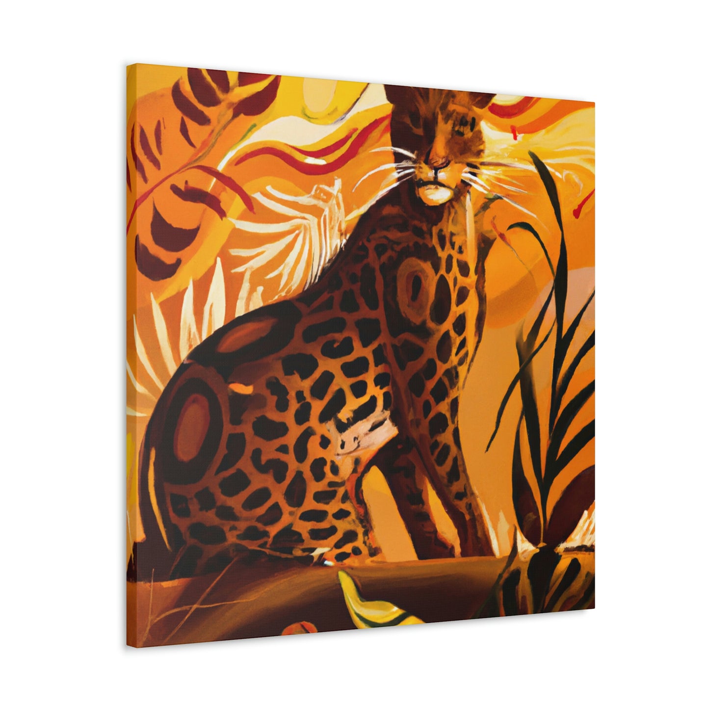 "Leopard in the Jazz Age" - Canvas