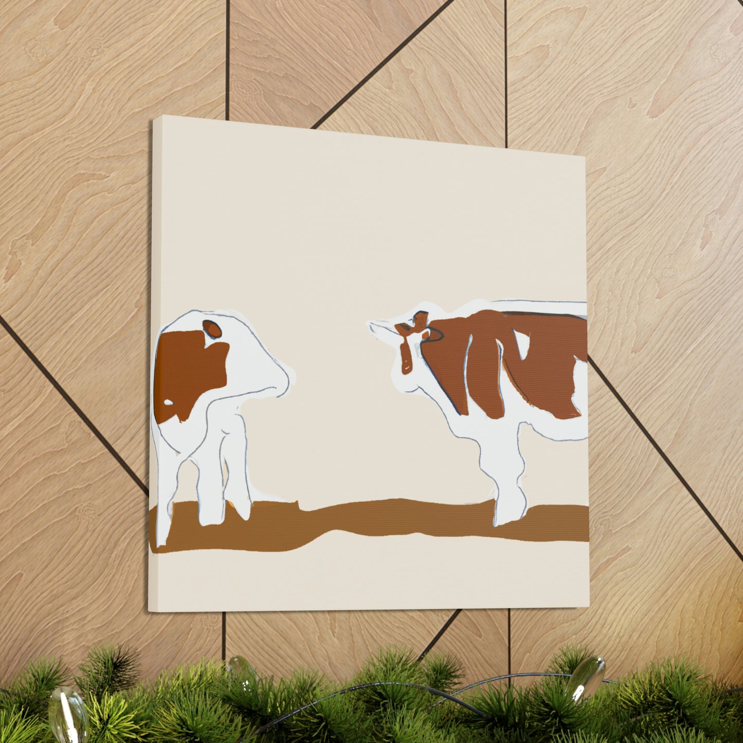 Cows in Simplicity - Canvas