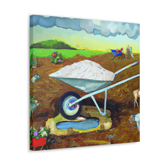 Wheelbarrow in Wonderland - Canvas