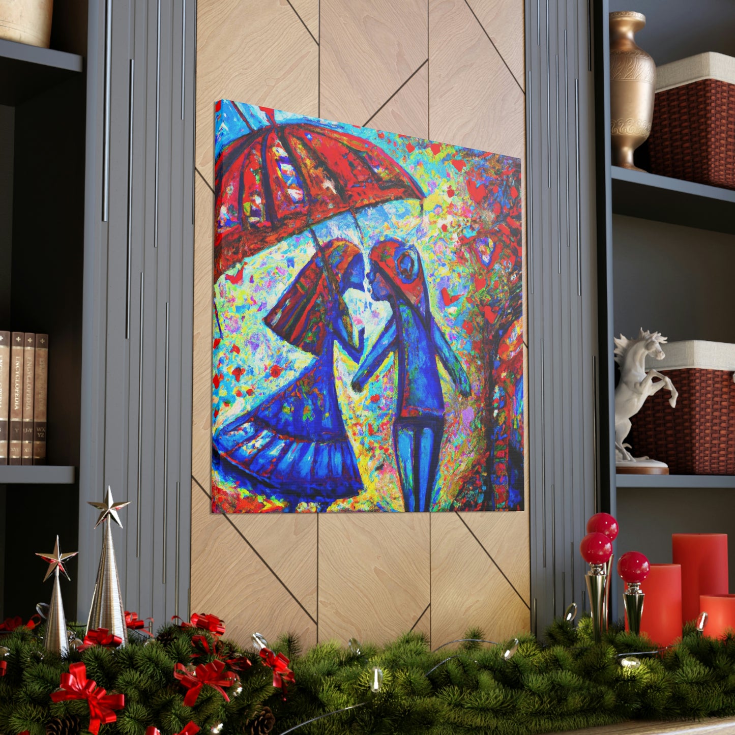 Love Under the Umbrella - Canvas